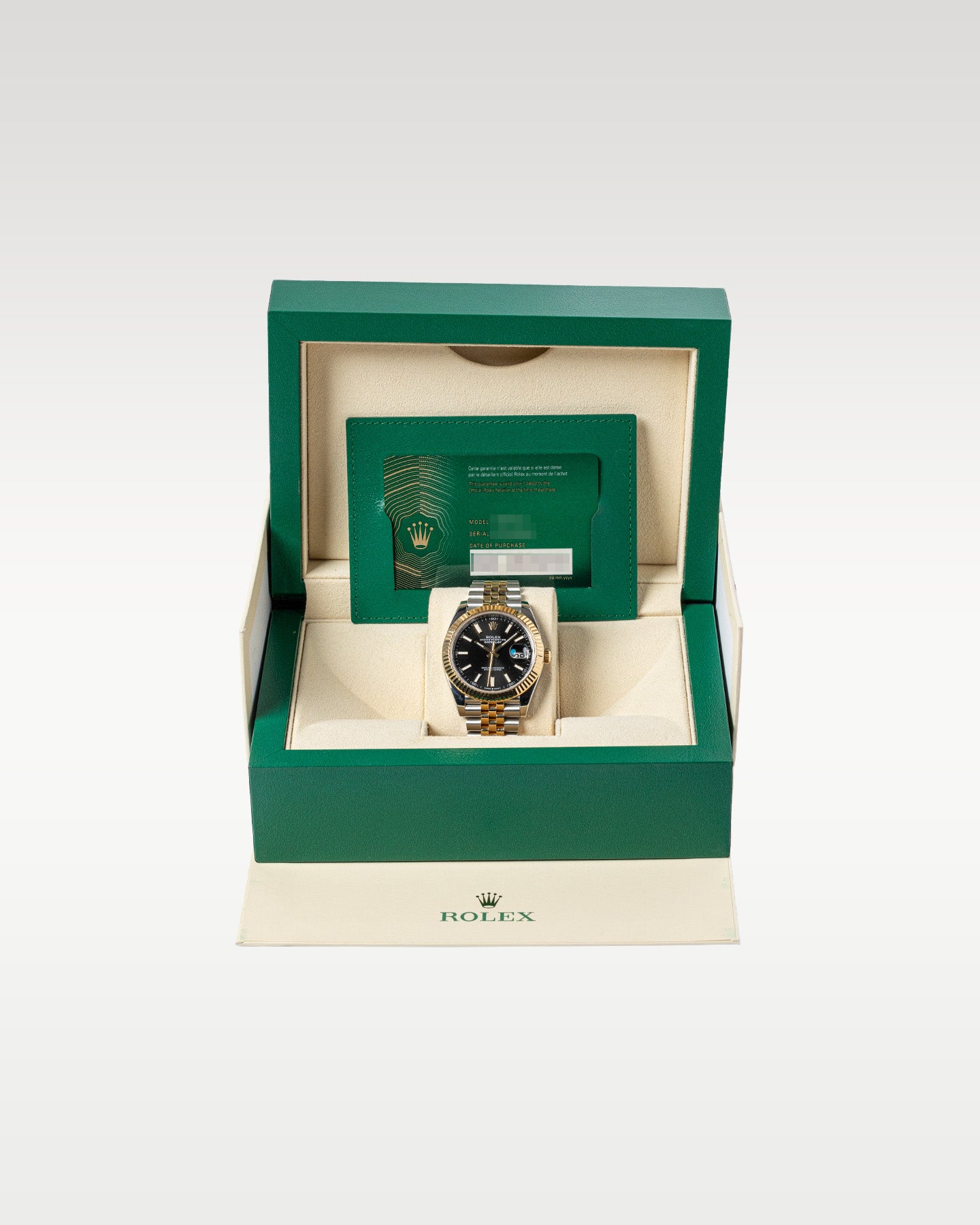 Two Tone Yellow Gold Rolex Datejust 126333 Black Watch | Grand Caliber Dallas