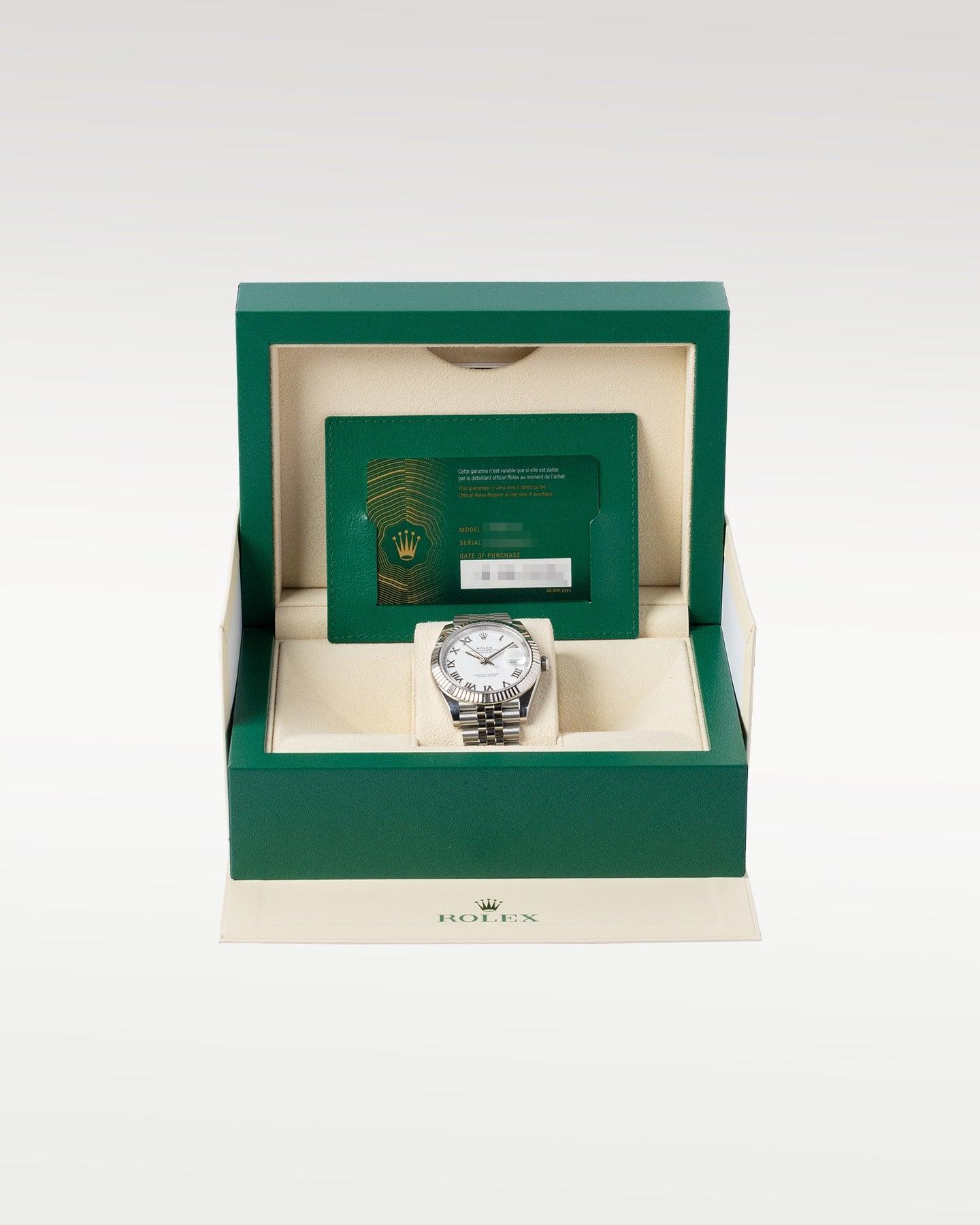 White Roman Rolex Datejust 126334 | Grand Caliber Dallas, Texas