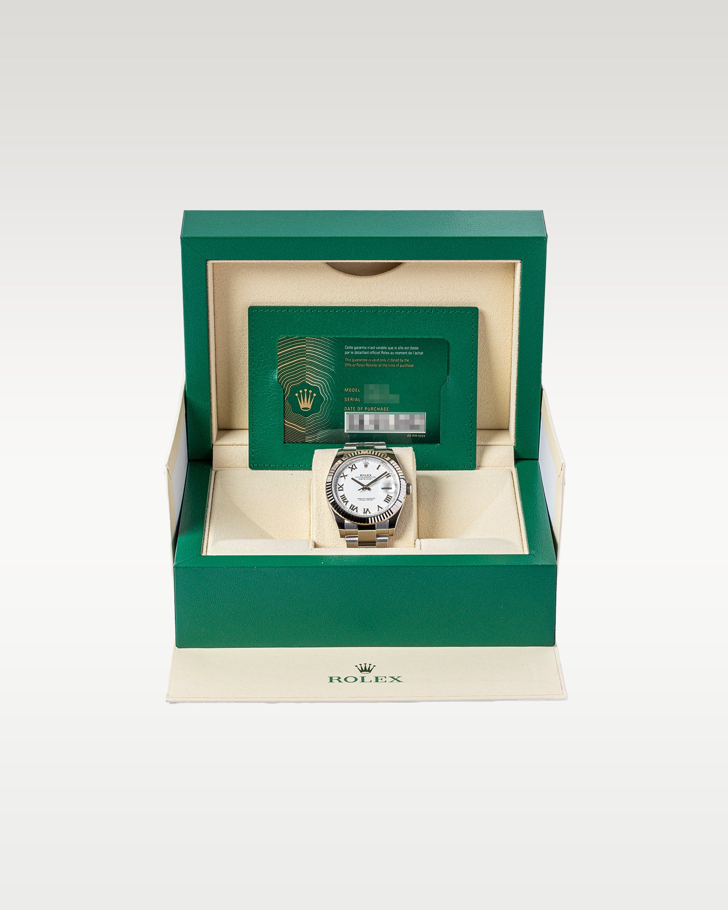 2022 Unworn Rolex Datejust 126334 White Roman Watch | Grand Caliber Dallas