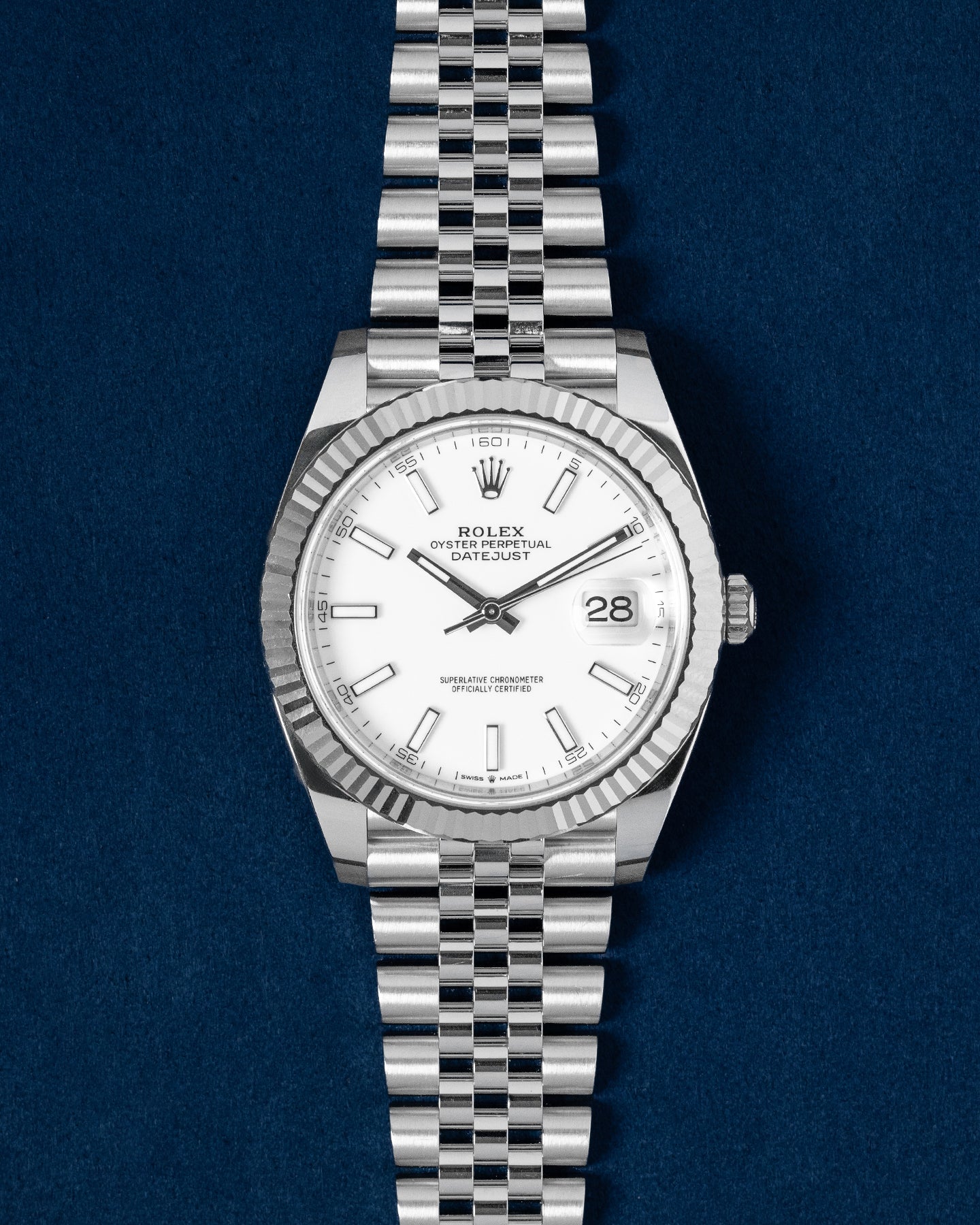 2024 Steel Rolex Datejust White 126334 Watch | Grand Caliber Dallas