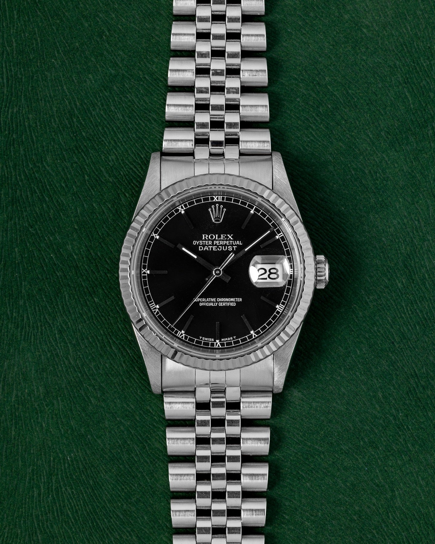 Steel Black Rolex Datejust 16234 | Grand Caliber Dallas, Texas