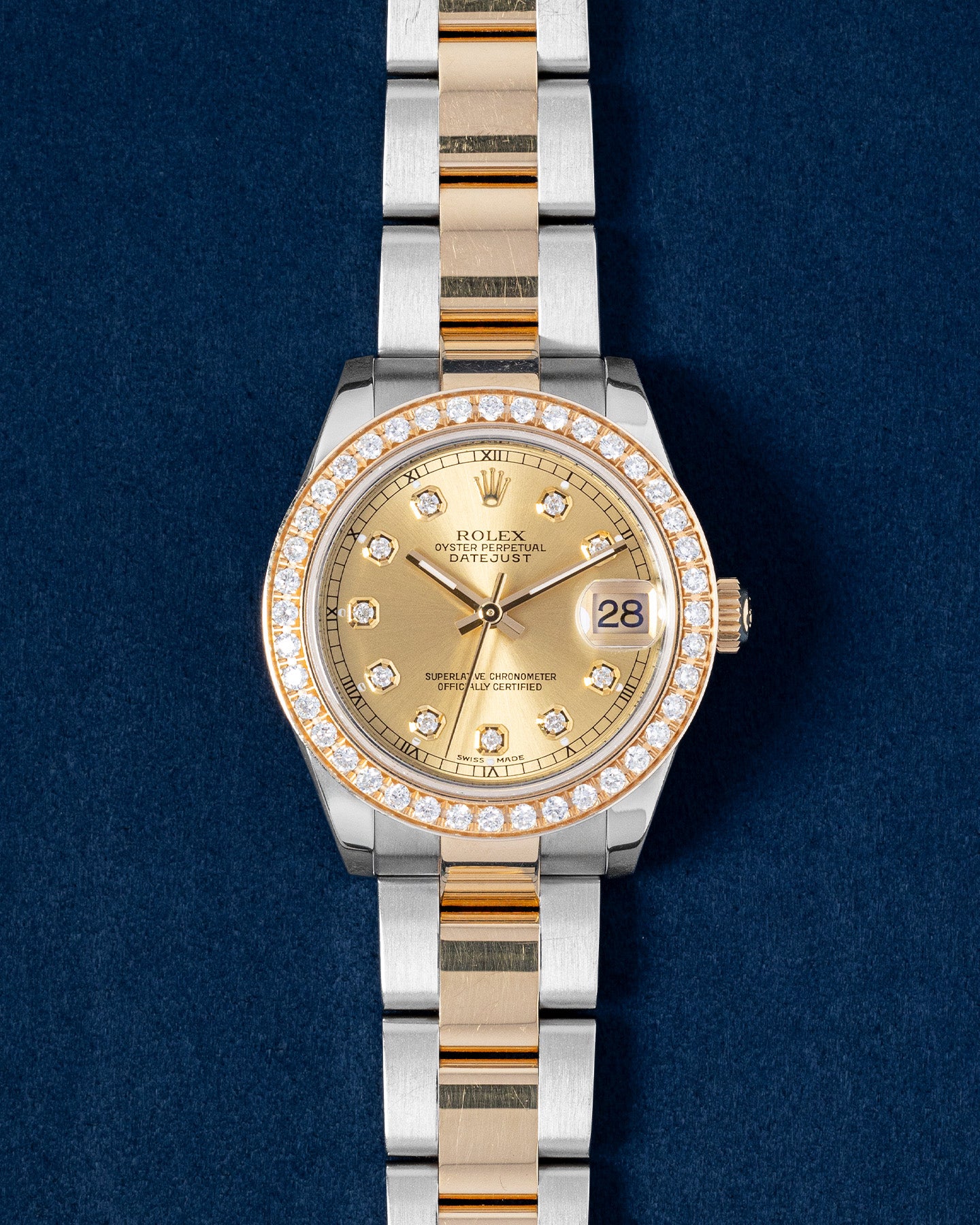 Rolex Datejust 178243 Champagne Diamond Watch | Grand Caliber Dallas