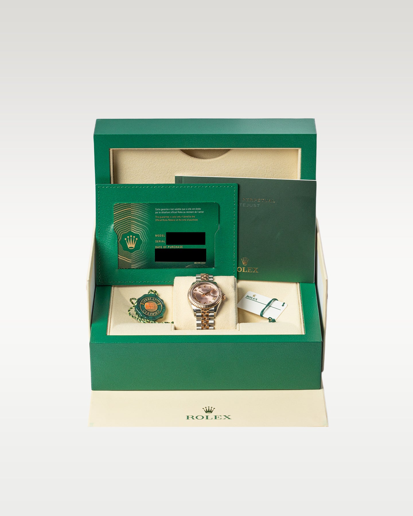 Two Tone Rose Gold 28mm Rolex Datejust 279171 Women's Watch | Grand Caliber