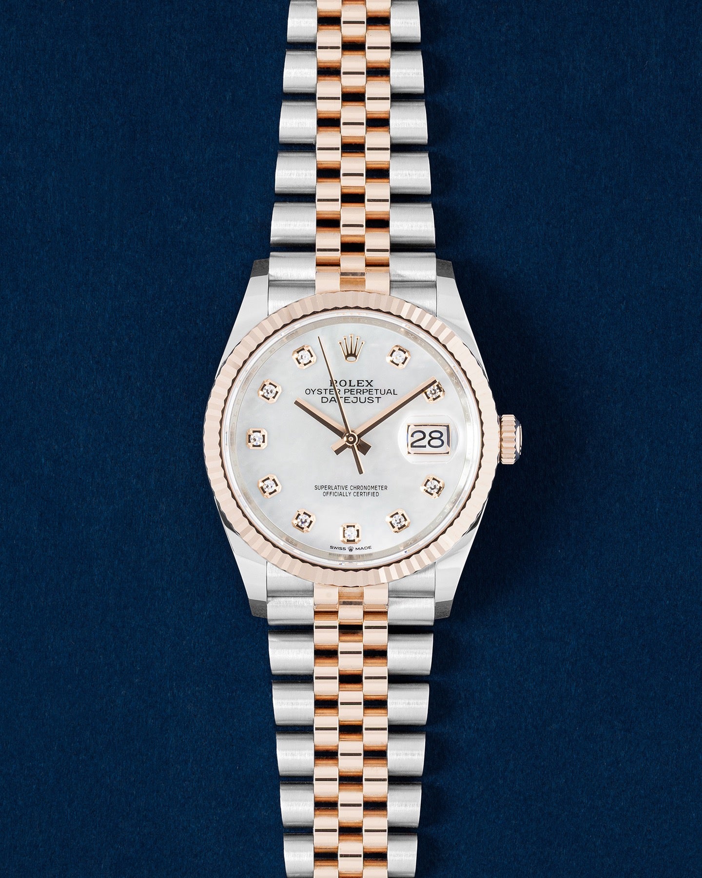 Rolex Datejust 36 Mother of Pearl Diamond 126231 – Grand Caliber