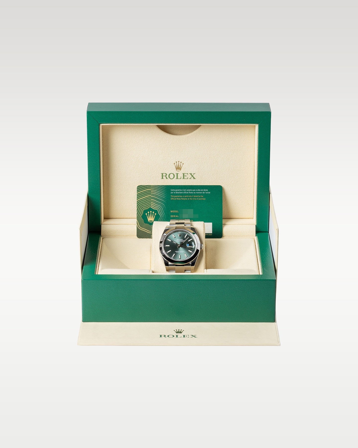 Mint Green Rolex Datejust 126300 | Grand Caliber 41mm Watches Dallas