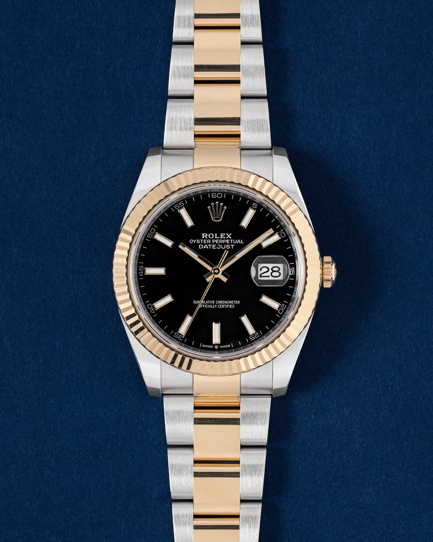 とーページ② Steel & Gold Rolex Datejust 41 Black Index 126333 – Grand Caliber