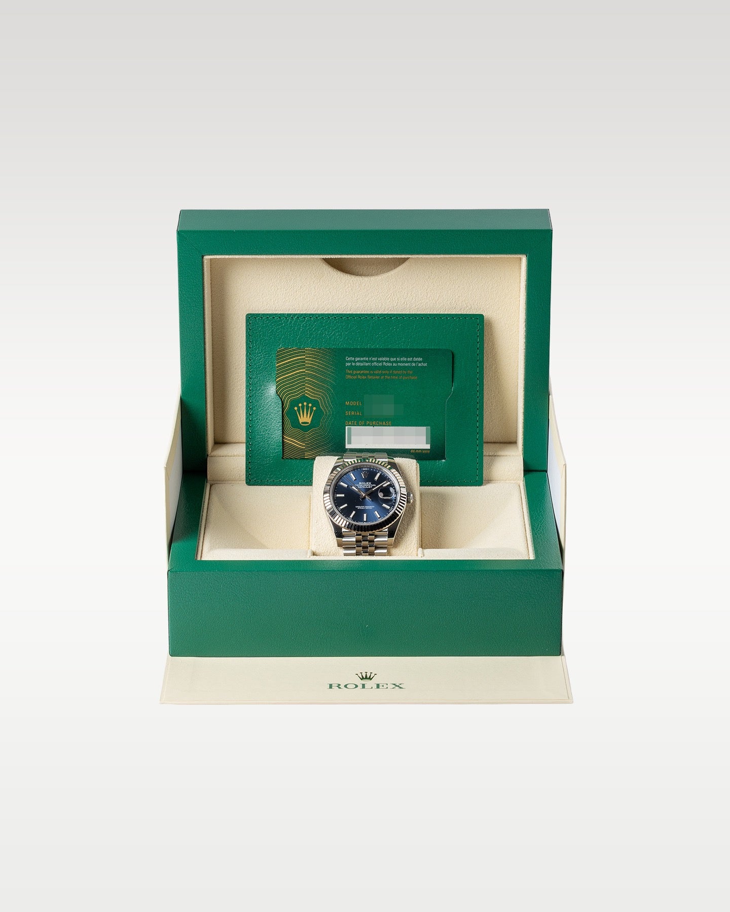 blue index dial Rolex Datejust 41 126334 | Grand Caliber Watches Dallas