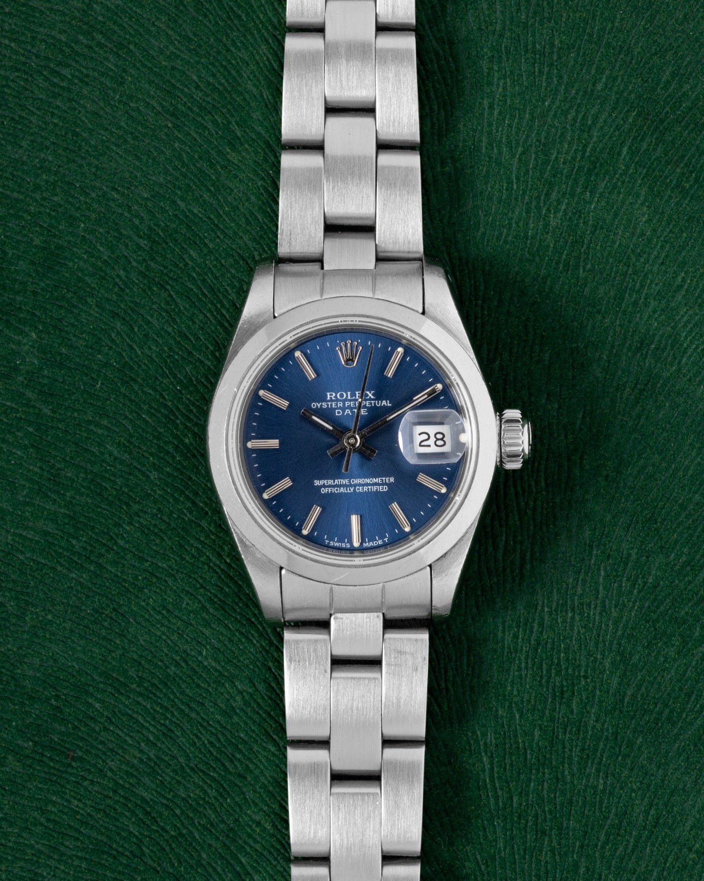 Blue dial Rolex Datejust 26 69173 | Grand Caliber Watches