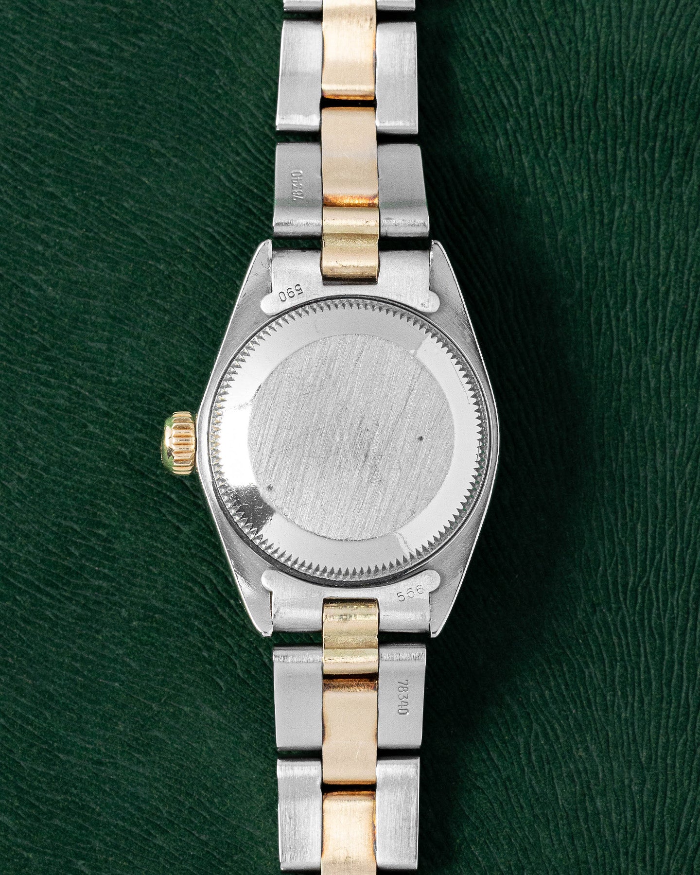 Two Tone Yellow Gold Blue Dial Rolex Datejust 69173 Watch | Grand Caliber