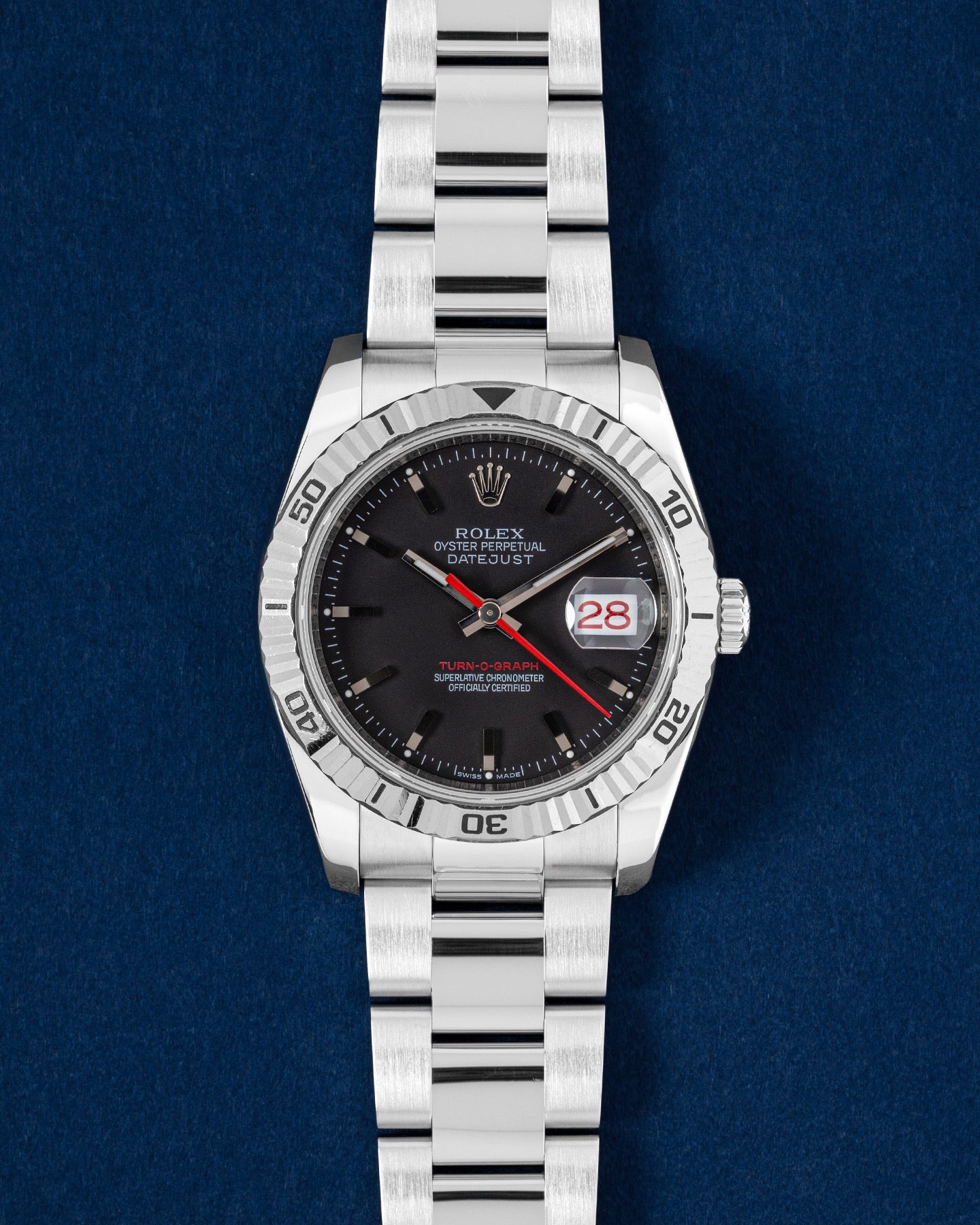 2009 Rolex Datejust Turn-O-Graph 36 116264 | Mens Watches at Grand Caliber