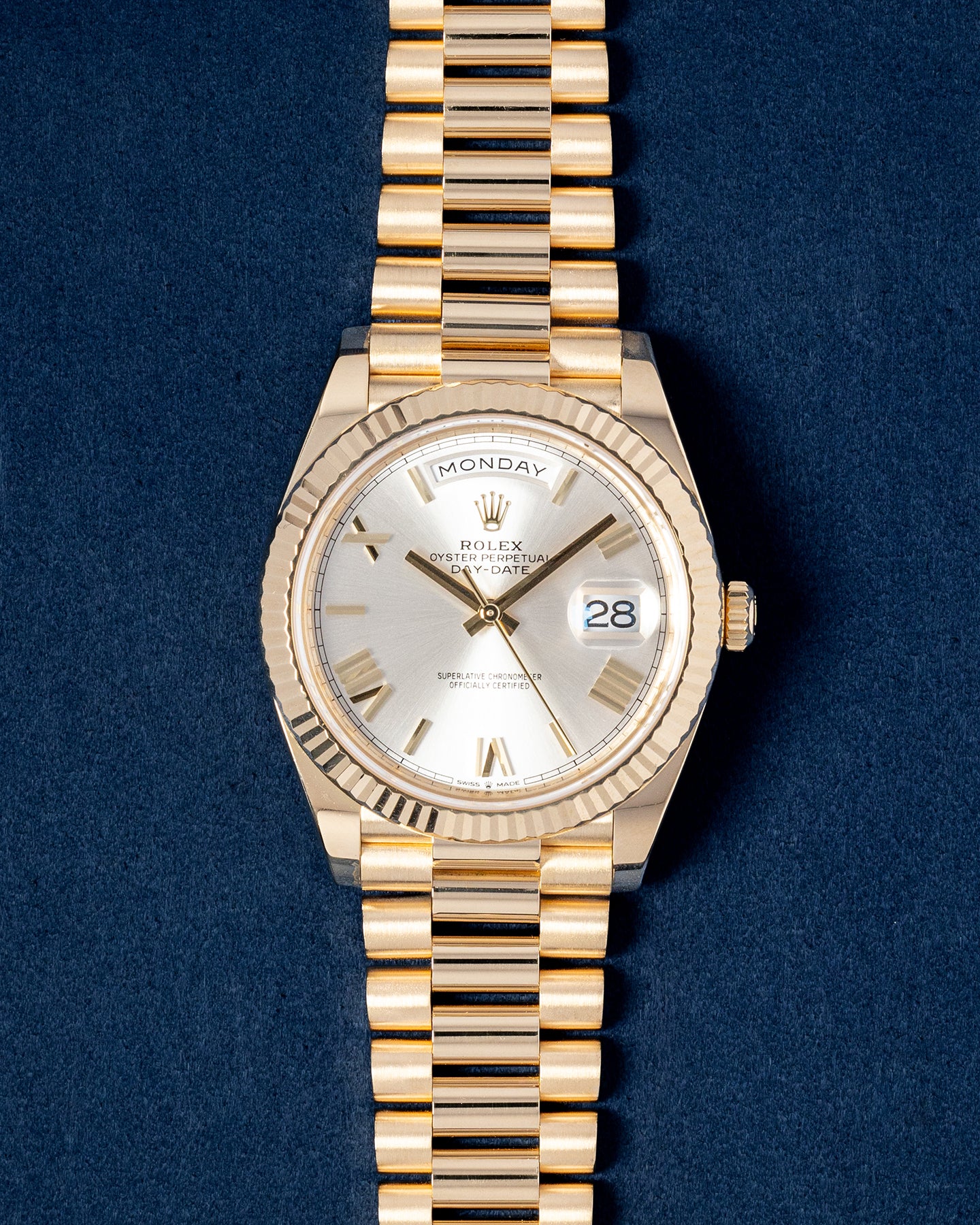 Yellow Gold Rolex Day Date 228238 President Watch | Grand Caliber Dallas