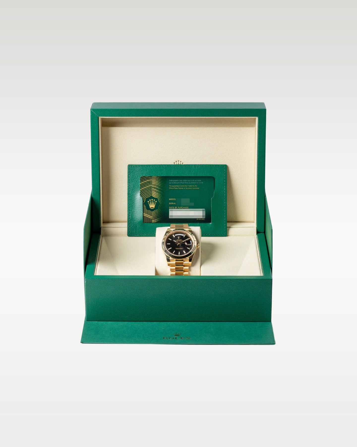 New Gold Rolex Day-Date 40 228238 | Mens Watches at Grand Caliber Dallas