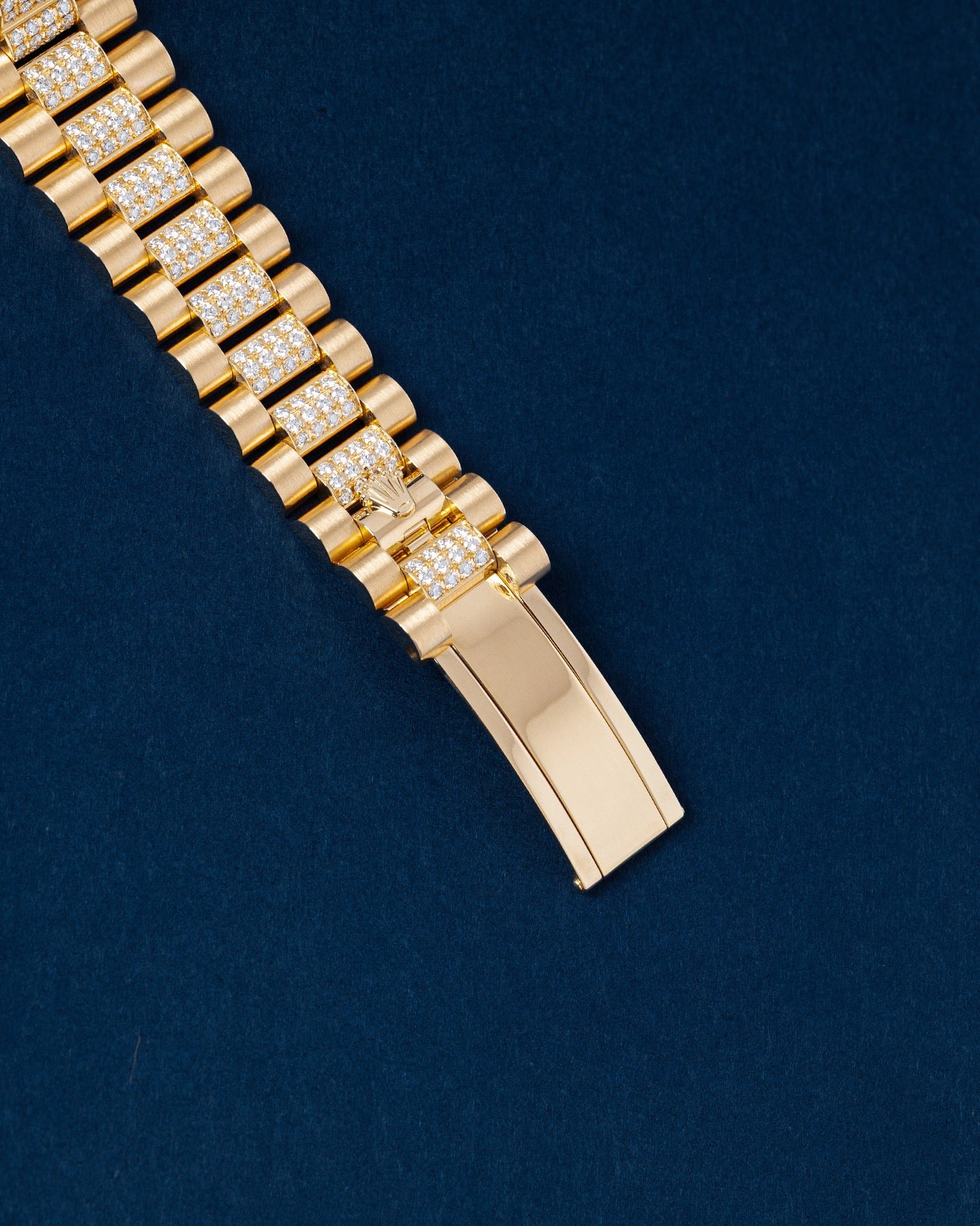 Yellow Gold Iced Rolex Day-Date 36 118388 | Grand Caliber Watches