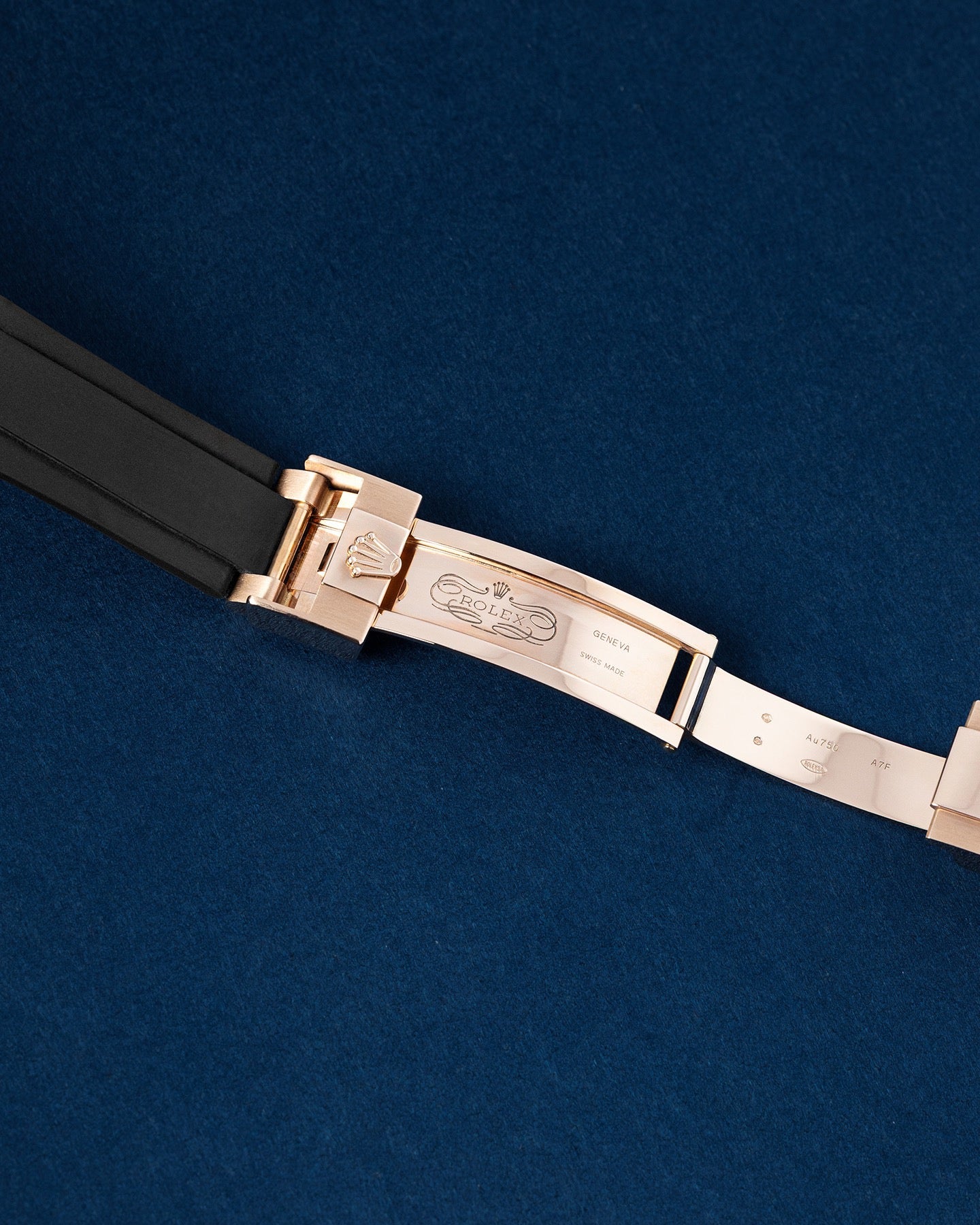 Rose Gold Rolex Daytona 116515LN Oysterflex Strap | Grand Caliber Watches