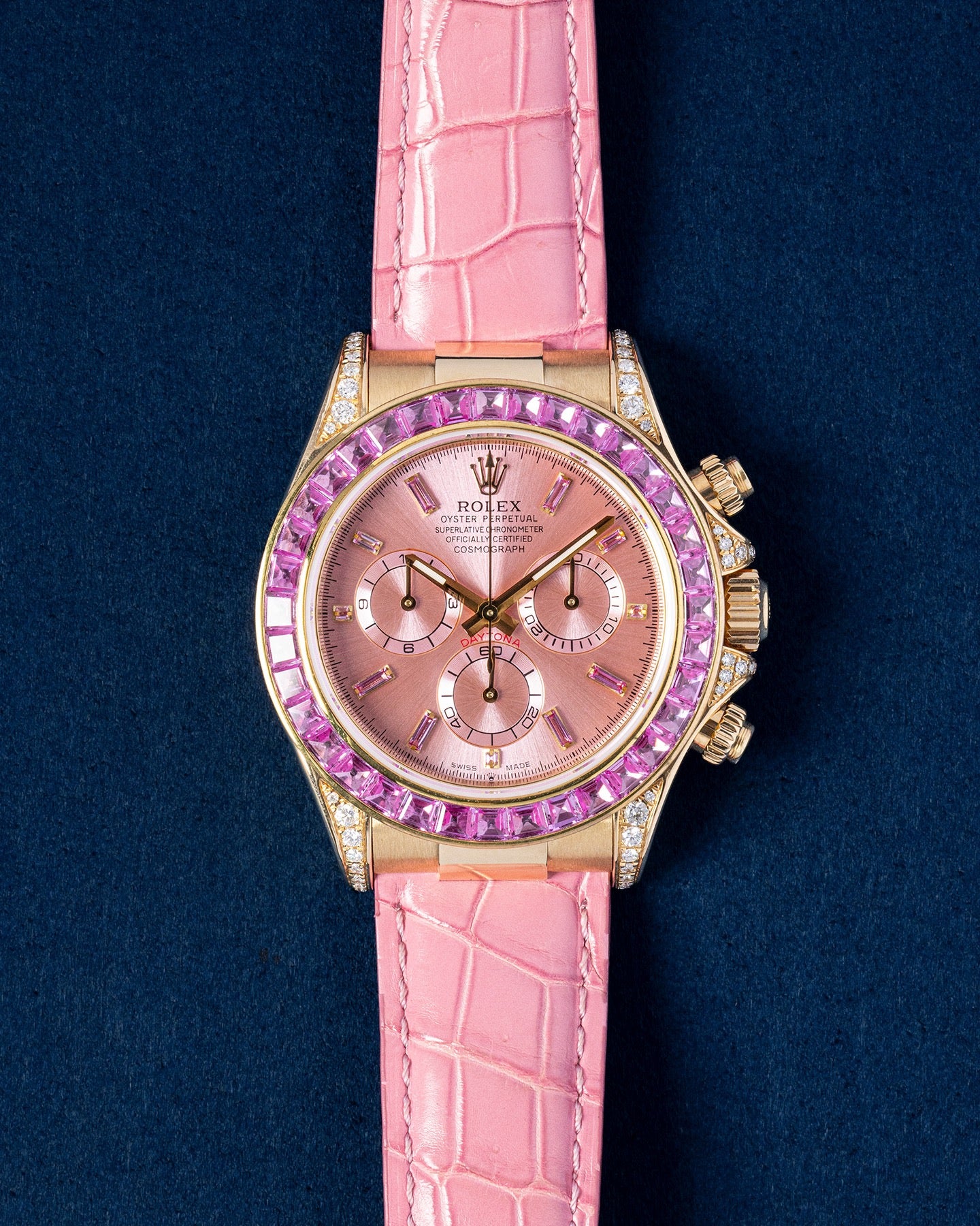 Kana Rolex Daytona 116518 AM Pink Diamond | DFW Rolex – Grand Caliber