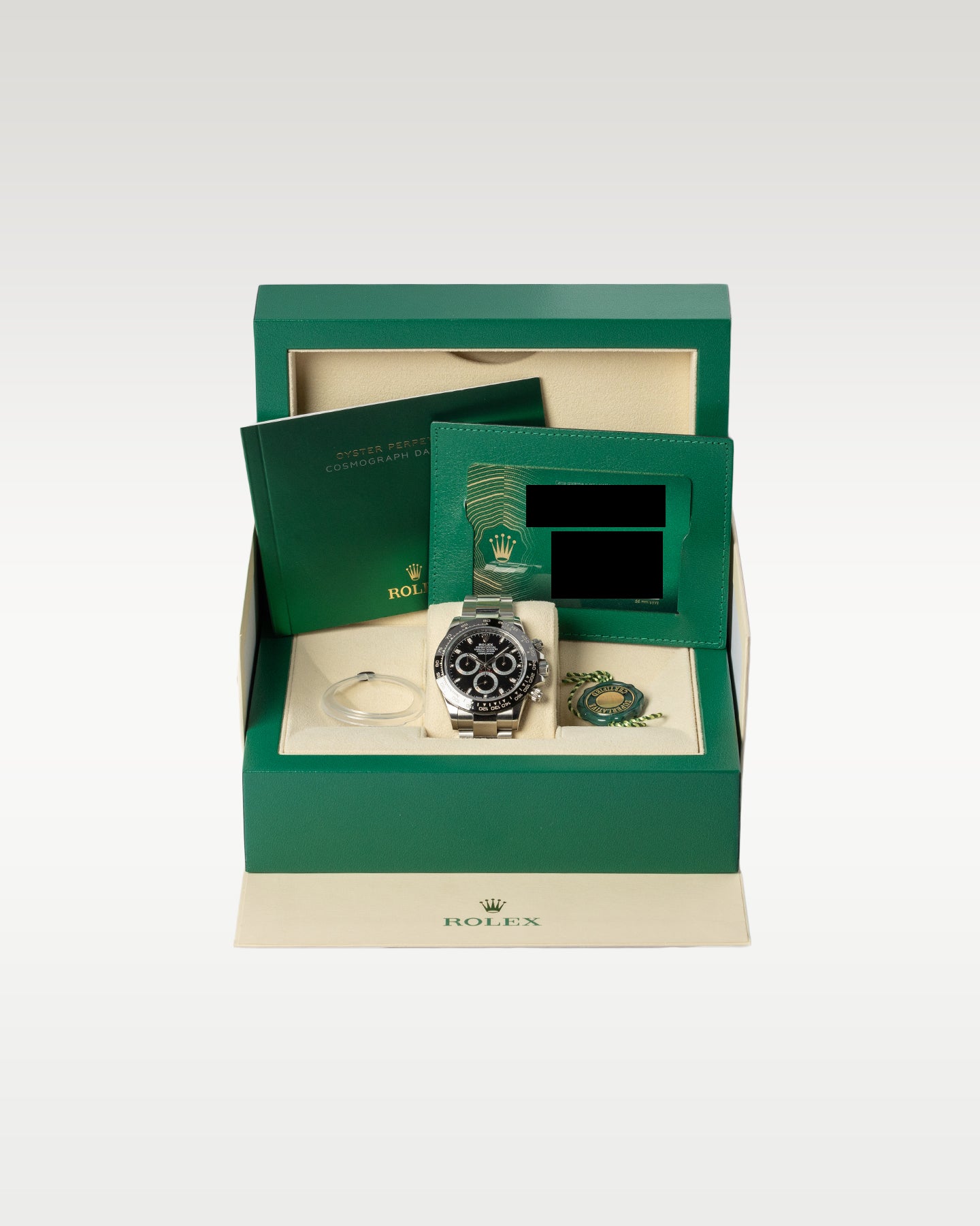 Black Rolex Daytona 40mm Stainless Steel Panda 116500LN Watch | Grand Caliber
