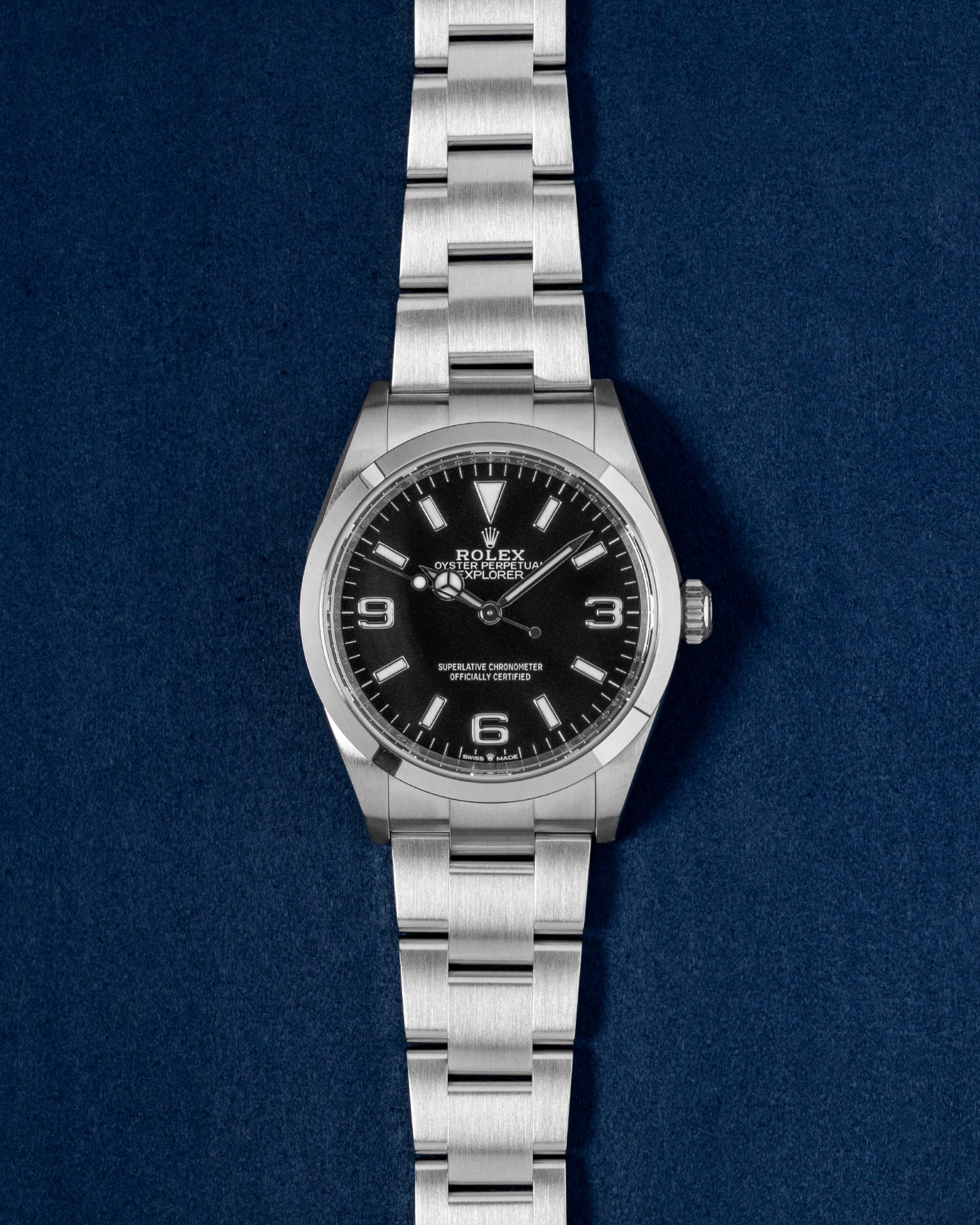 Brand New Rolex Explorer 124270 Steel Black Watch | Grand Caliber Dallas