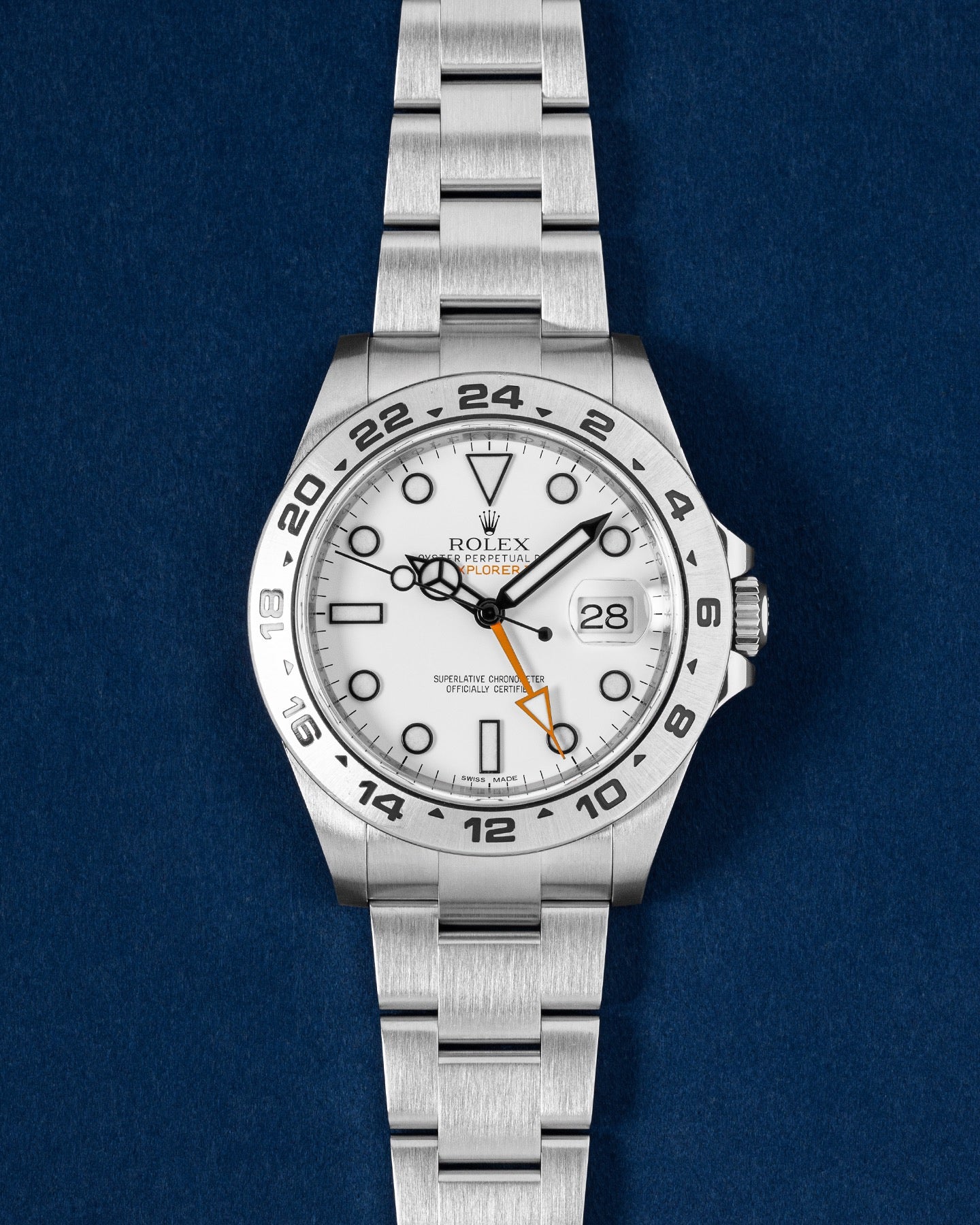 Rolex Explorer II White 216570 | PreOwned Rolex DFW – Grand Caliber