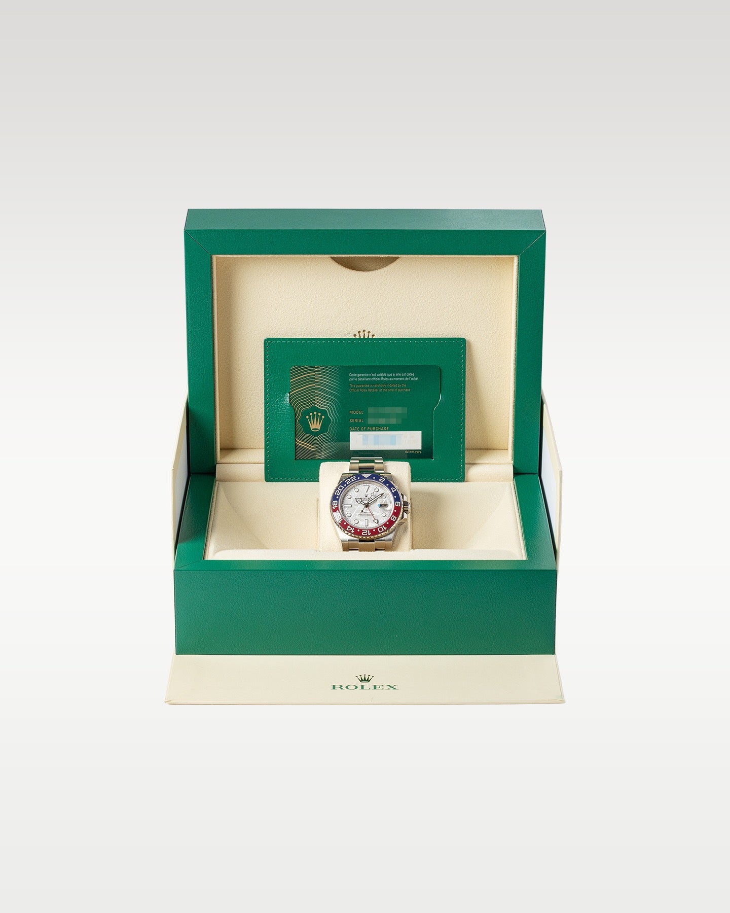 White Gold Rolex GMT-Master II Meteorite 126719BLRO | Grand Caliber TX