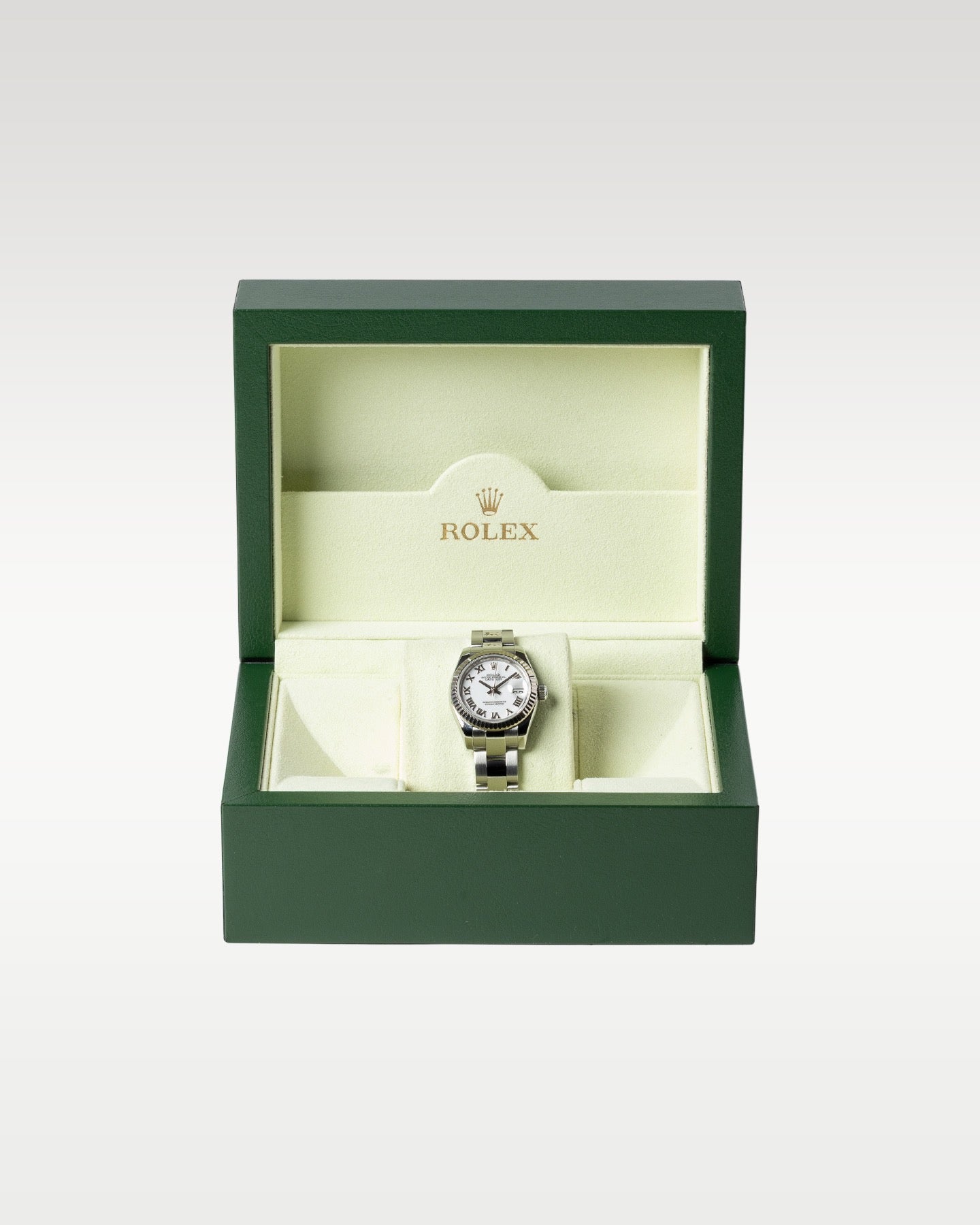 White Roman 26mm Rolex Lady-Datejust 179174 | Grand Caliber Womens Watches