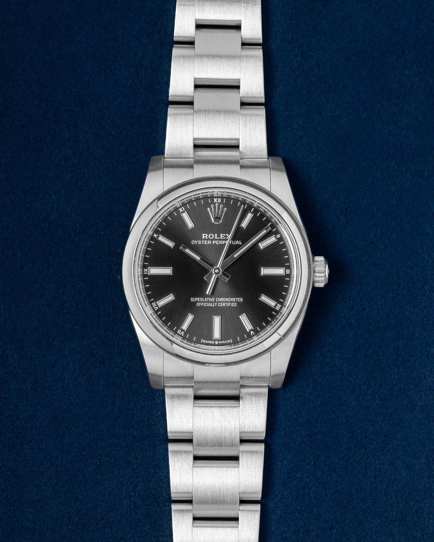 Rolex Oyster Perpetual Black Dial 124200