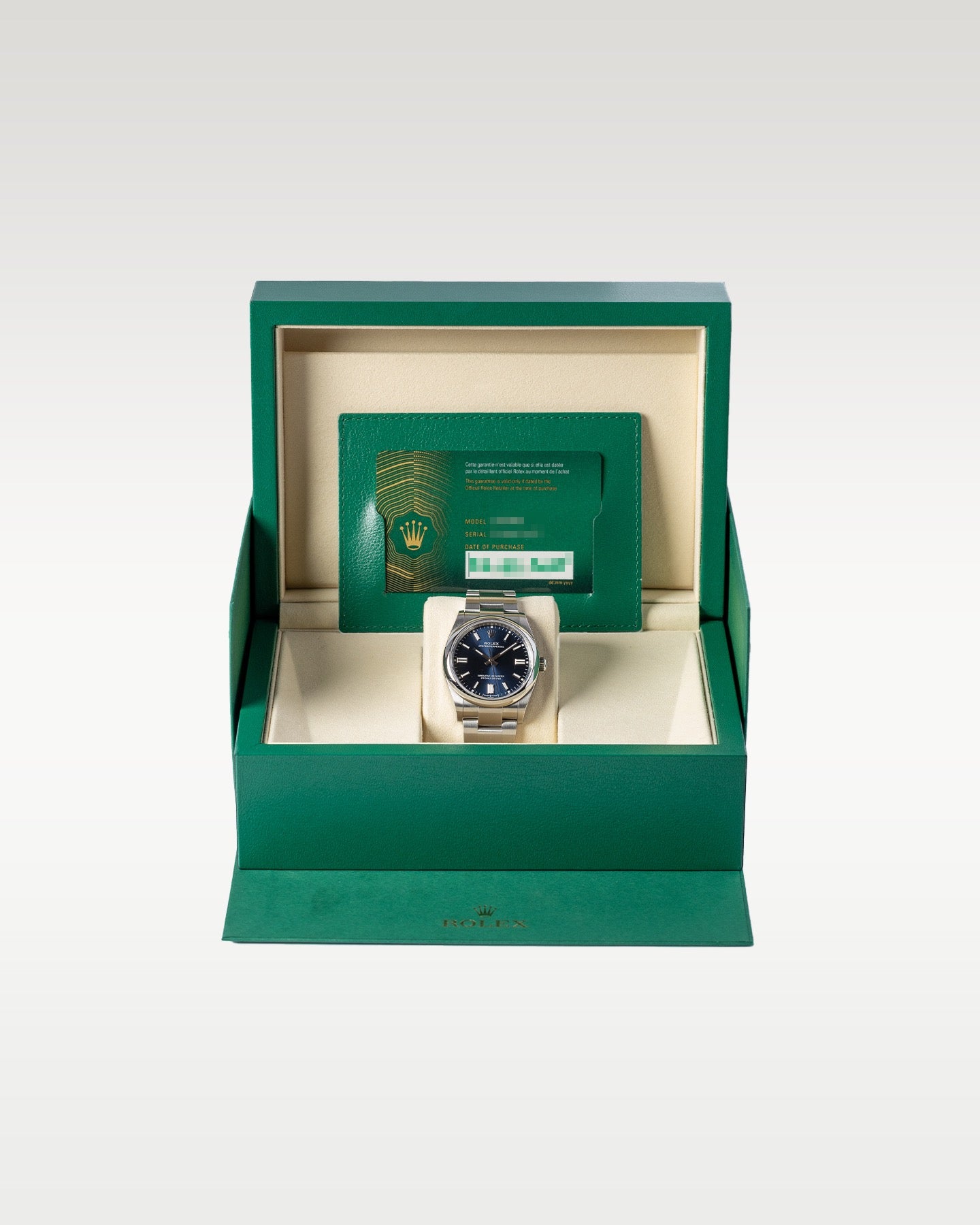 2025 Blue Index Rolex Oyster Perpetual 126000 | Grand Caliber Dallas, Texas
