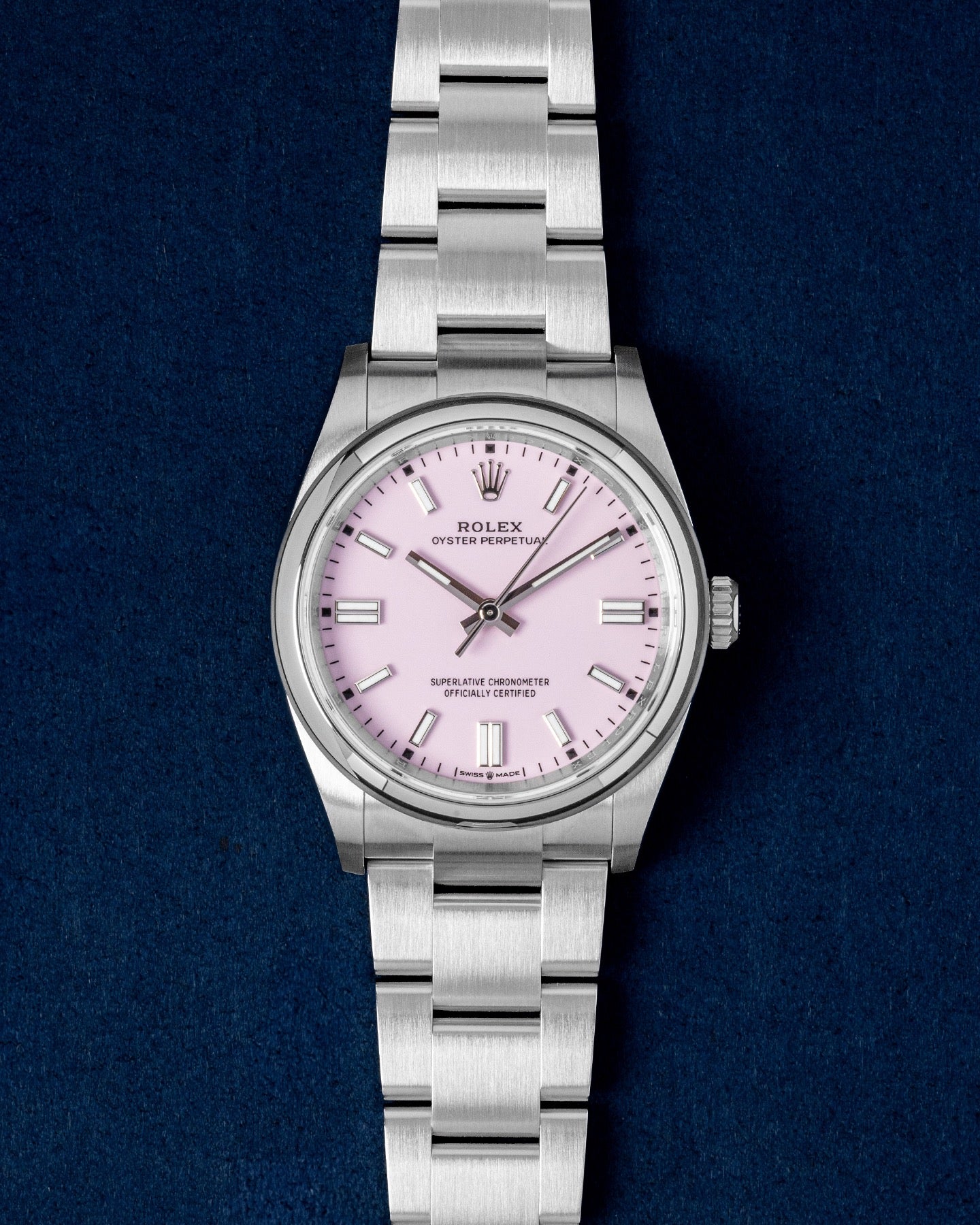 New Pink Index Rolex Oyster Perpetual 126000 | Grand Caliber Dallas, Texas