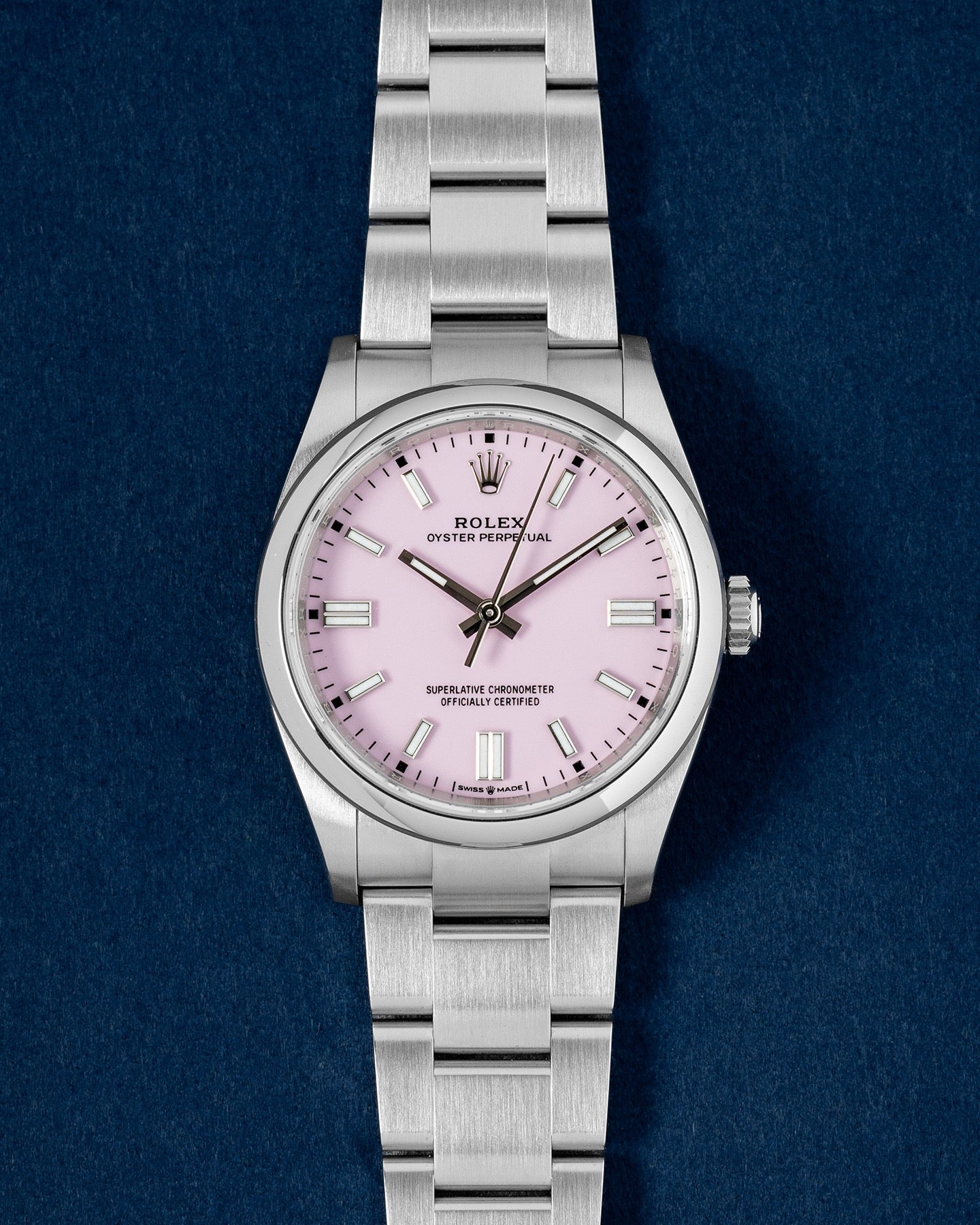Pink Dial Rolex Oyster Perpetual 36 126000 | Grand Caliber Watches