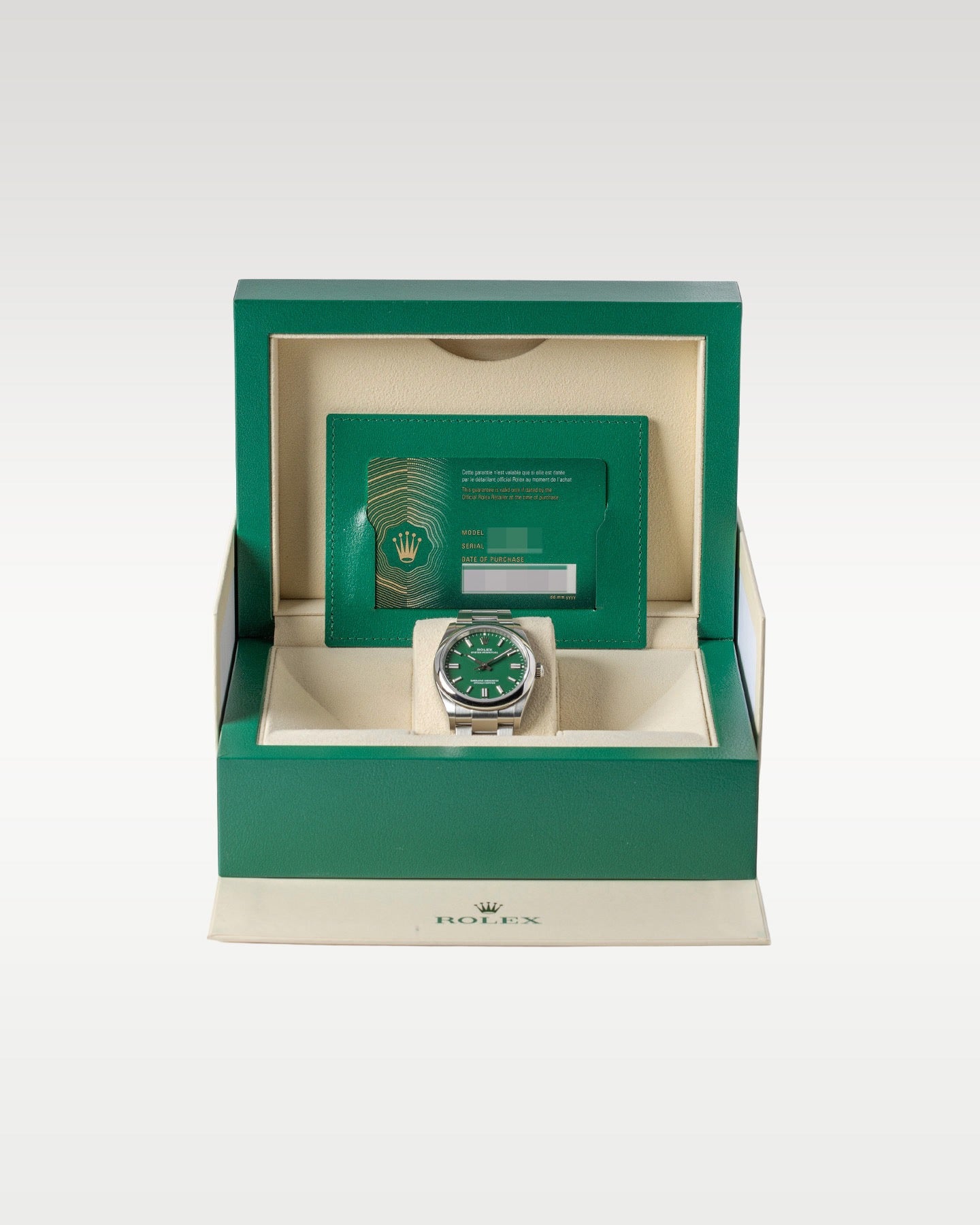 Green Dial Rolex Oyster Perpetual 36 126000 2023 | Grand Caliber Watches