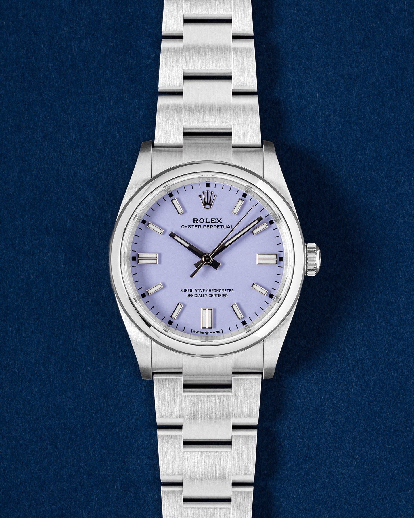 Lavender Rolex Oyster Perpetual 36 126000 | Grand Caliber Watches USA