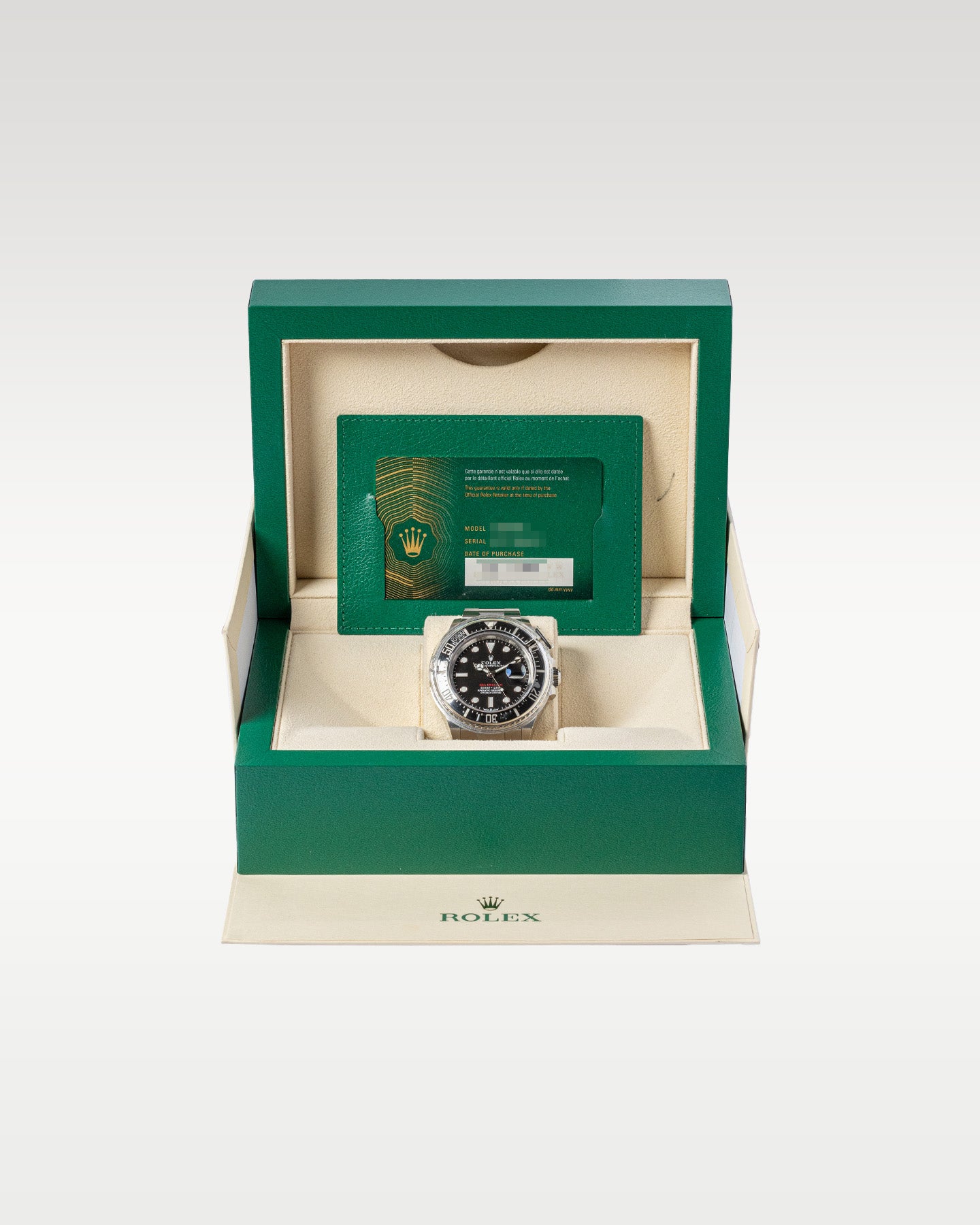 Steel Black 43mm Rolex Sea Dweller 126600 Watch | Grand Caliber Dallas