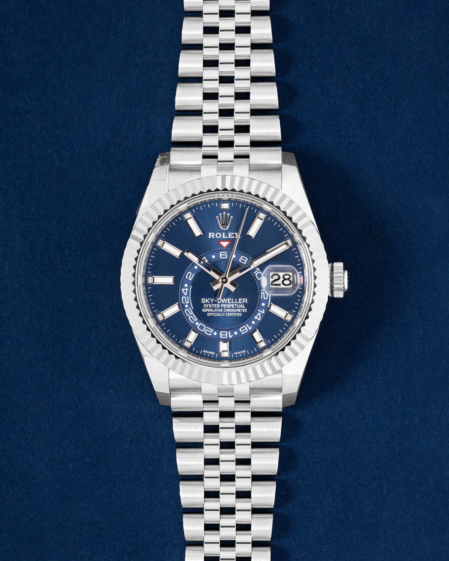 Rolex Sky-Dweller Blue Dial | Rolex Dallas – Grand Caliber