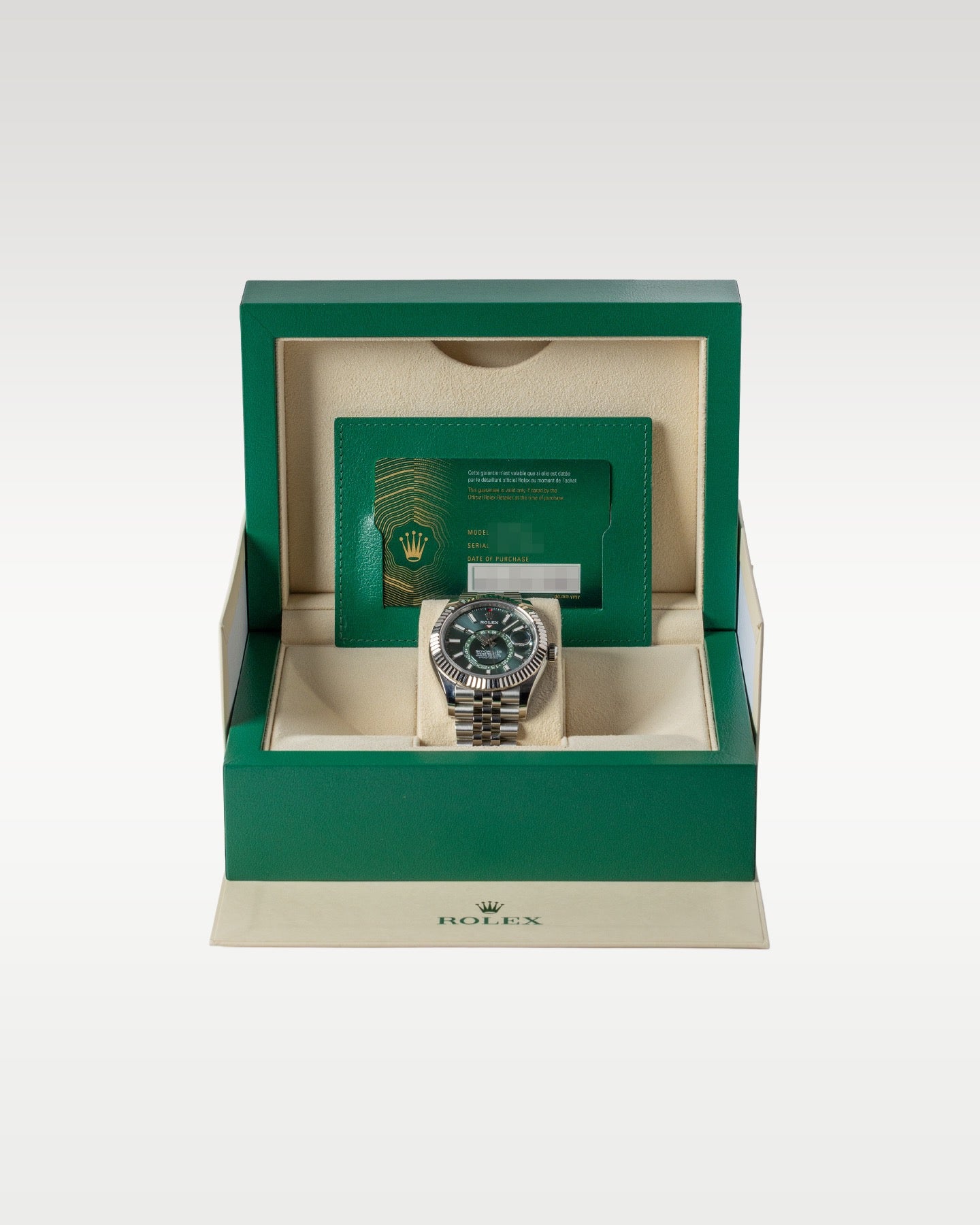 Mint Green Rolex Sky-Dweller 336934 | Grand Caliber Watches for Men TX