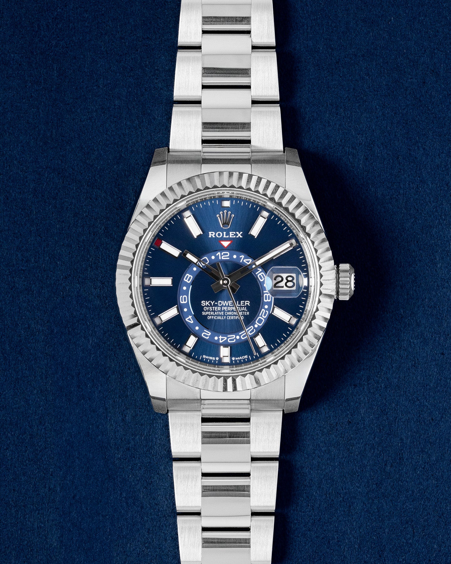 Rolex Sky-Dweller 336934 Blue Dial at Grand Caliber | Dallas Watch Store