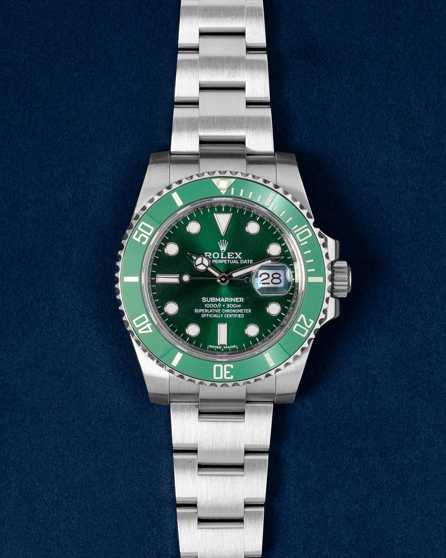 Rolex Hulk Submariner 116610LV at Grand Caliber | Dallas Watch Store