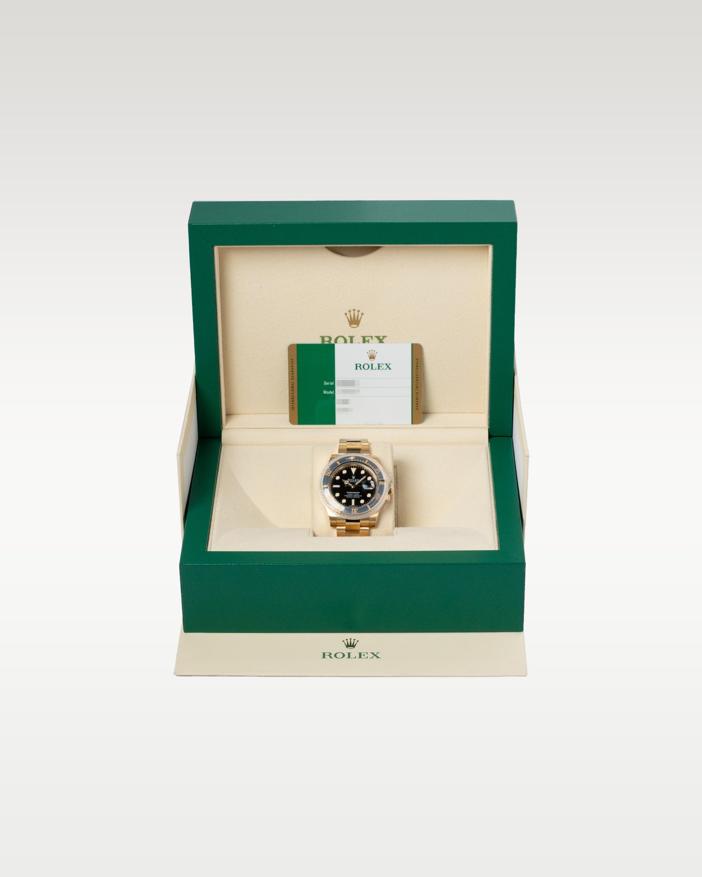 Yellow Gold 2017 Rolex Submariner 116618LN Watch | Grand Caliber Dallas