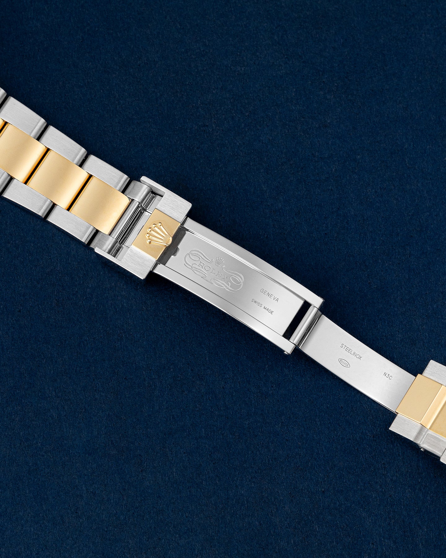 Two Tone Yellow Gold 41mm Rolex Submariner 126613LB Oyster Strap