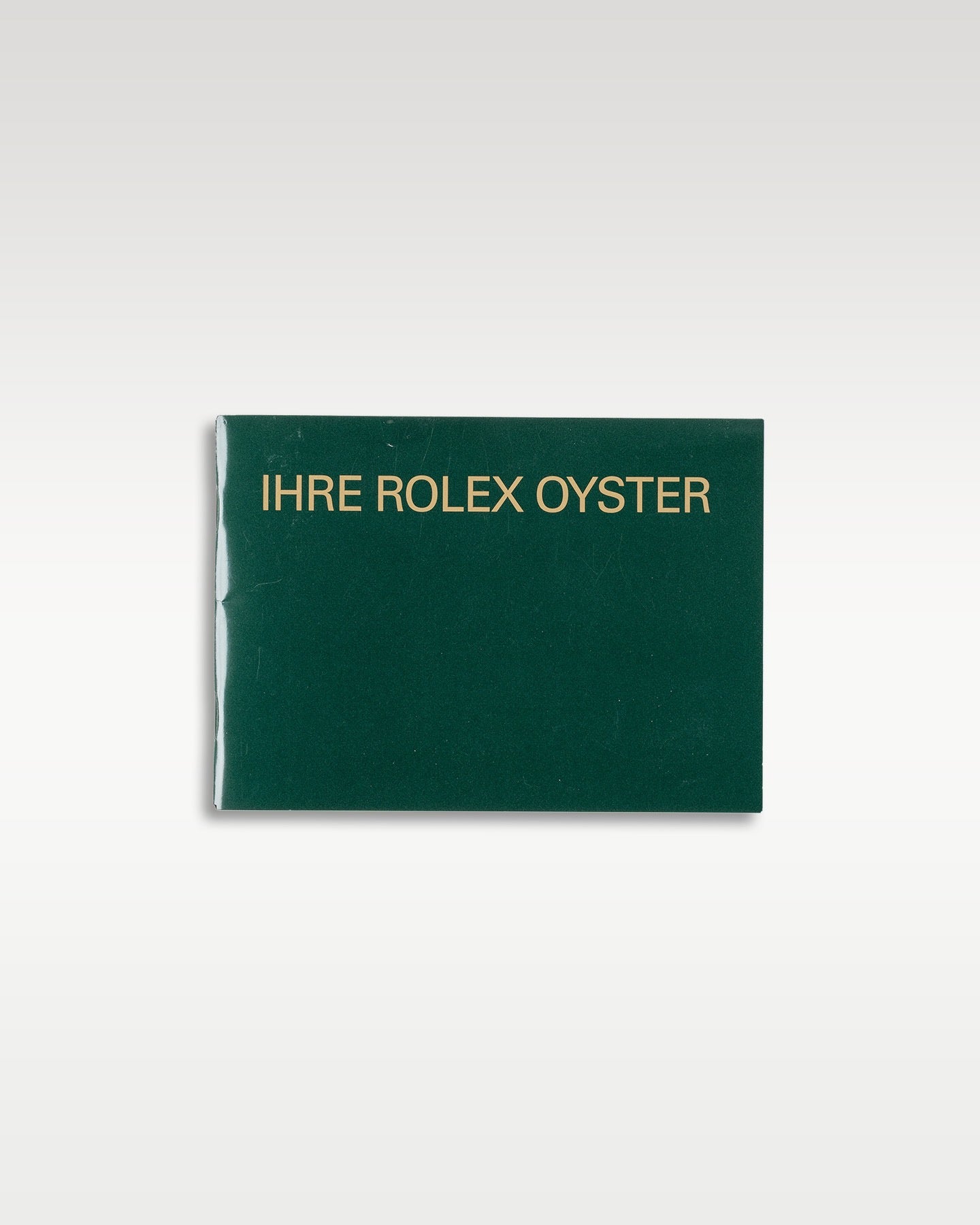 Official green German language Ihre Rolex Oyster owners operating instruction manual booklet