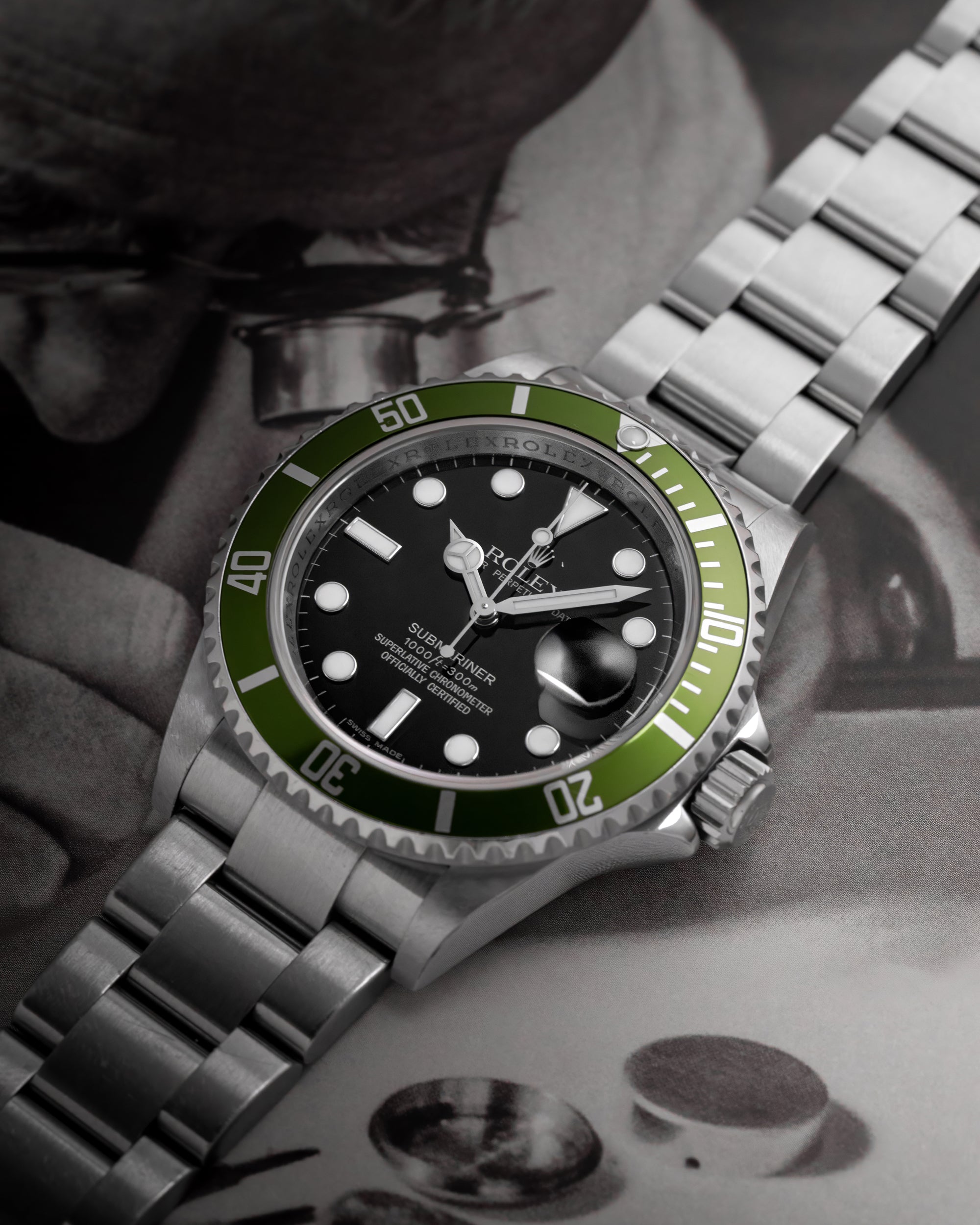 Kermit Rolex Submariner Date 16610LV | Grand Caliber Texas