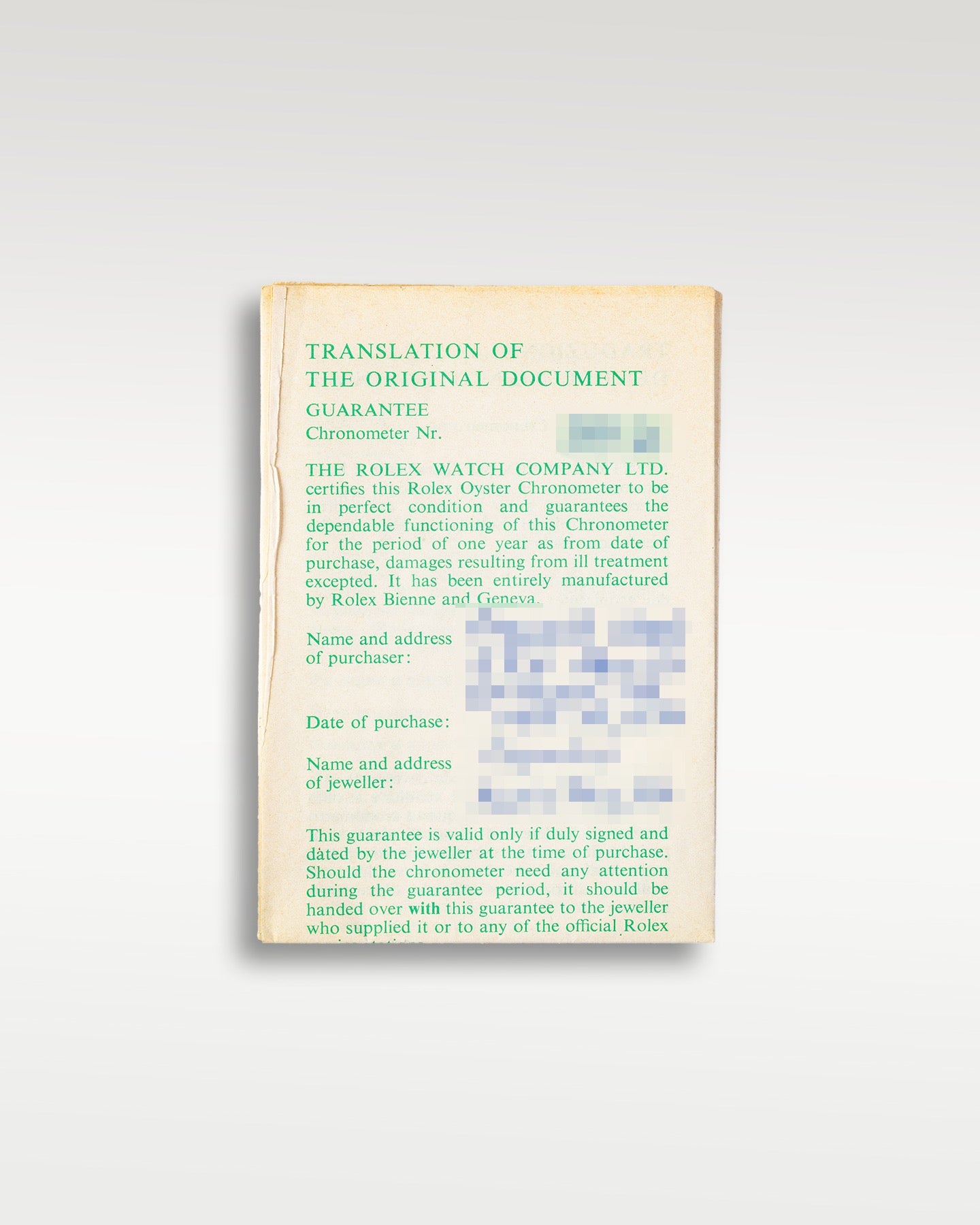 Rolex Submariner 5512