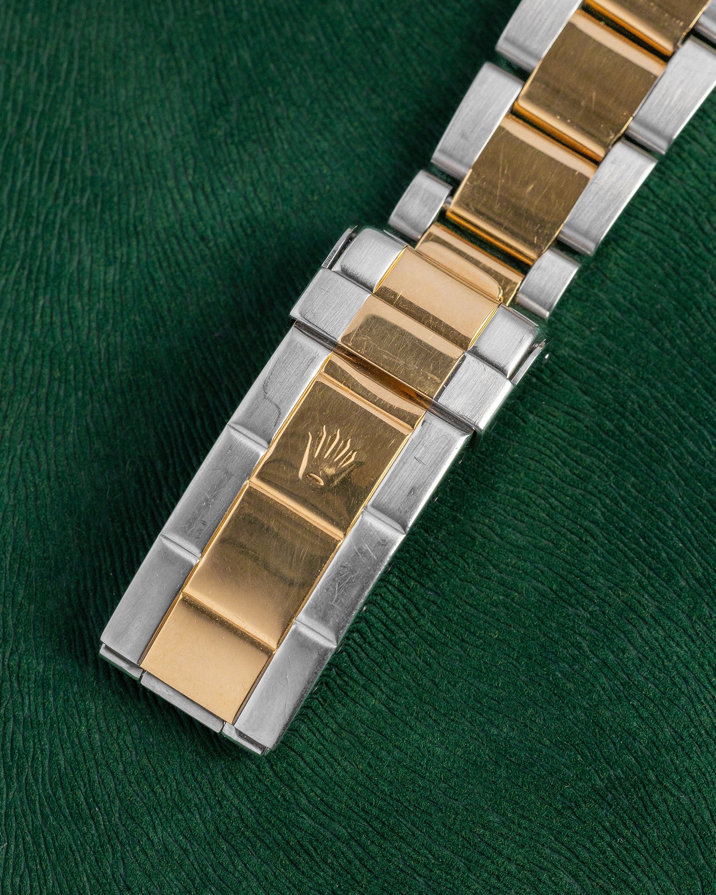 Rolex Submariner Champagne Serti Dial Yellow Gold Bezel 16613