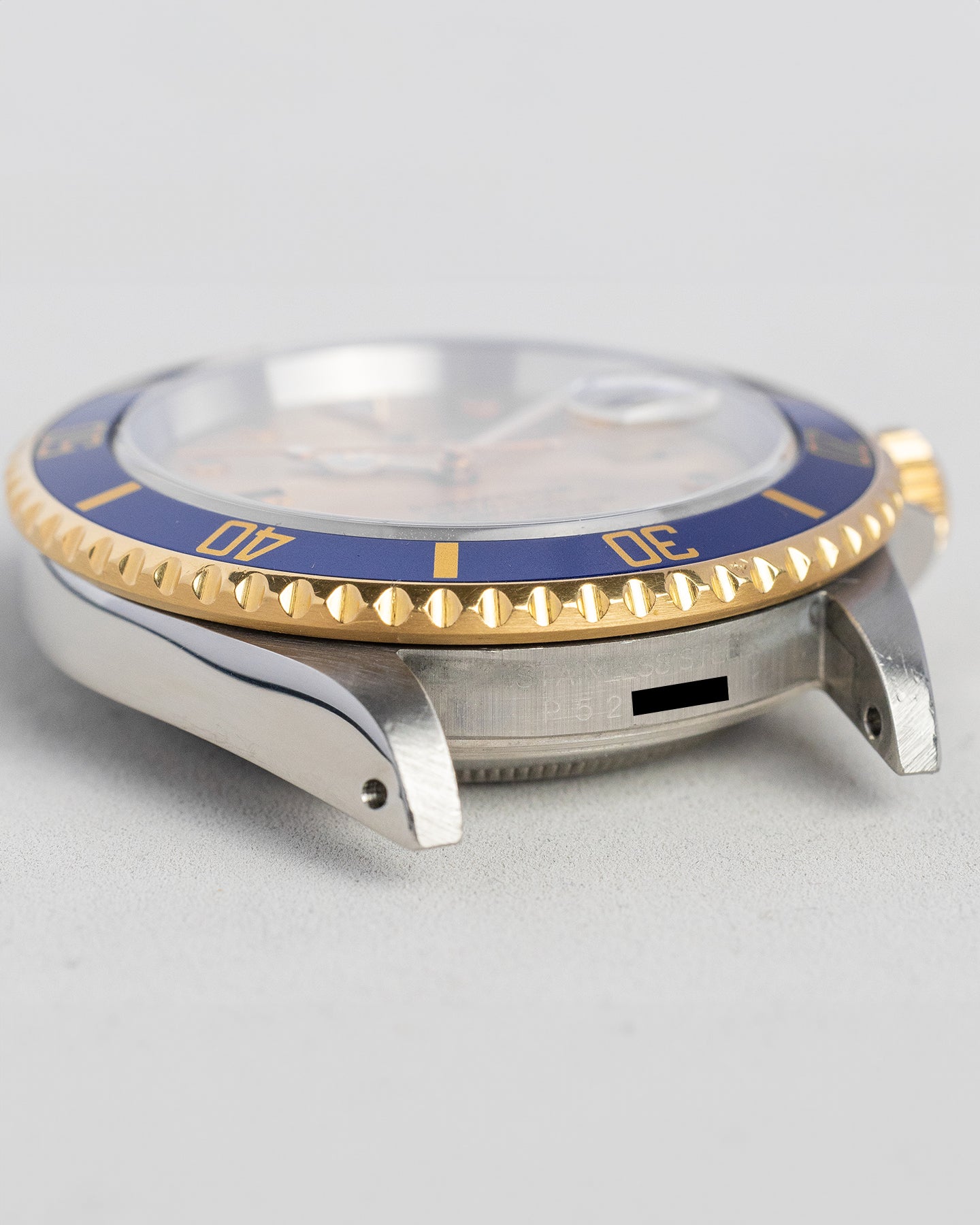 Rolex Submariner Champagne Serti Dial Yellow Gold Bezel 16613