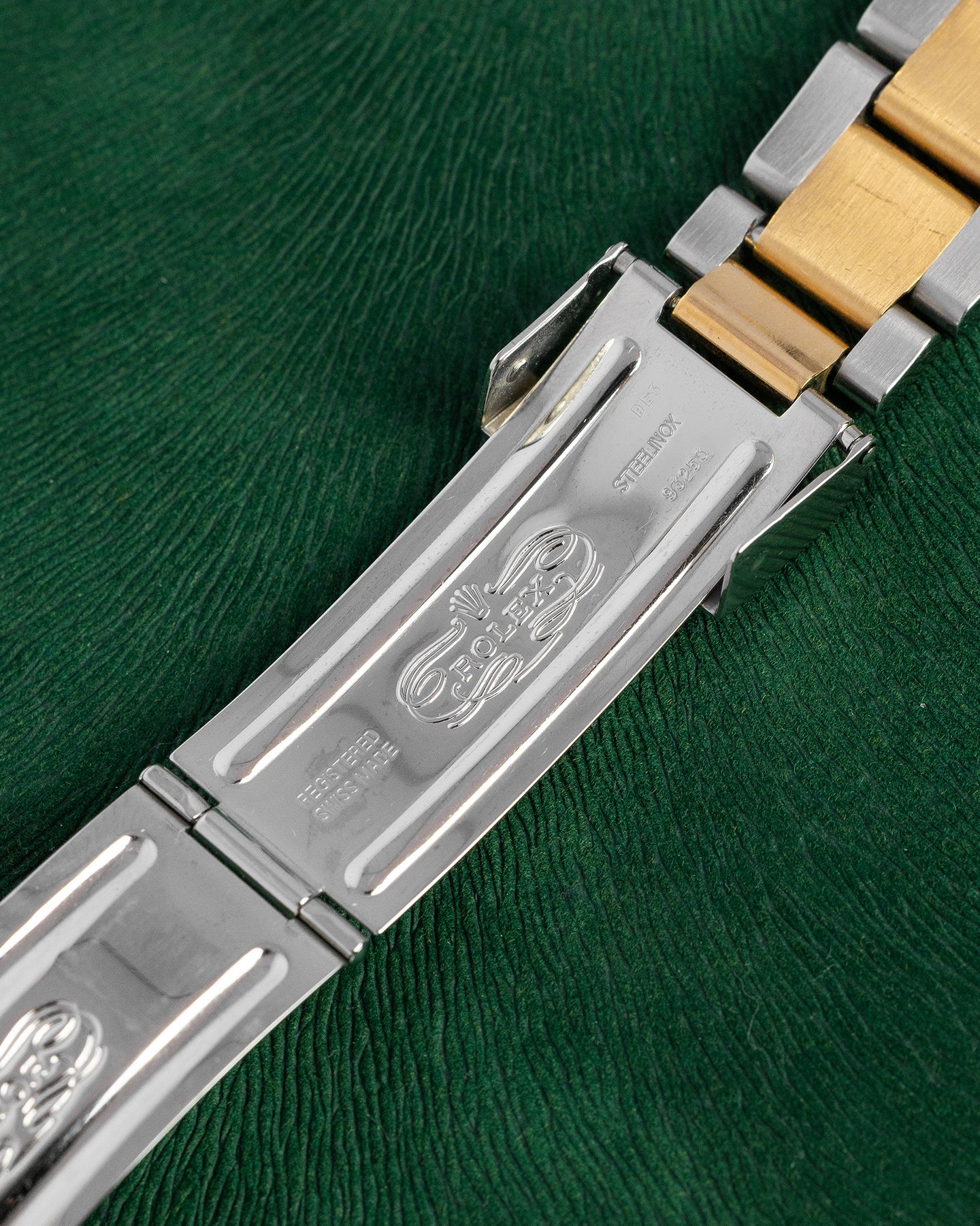 Rolex Submariner Champagne Serti Dial Yellow Gold Bezel 16613