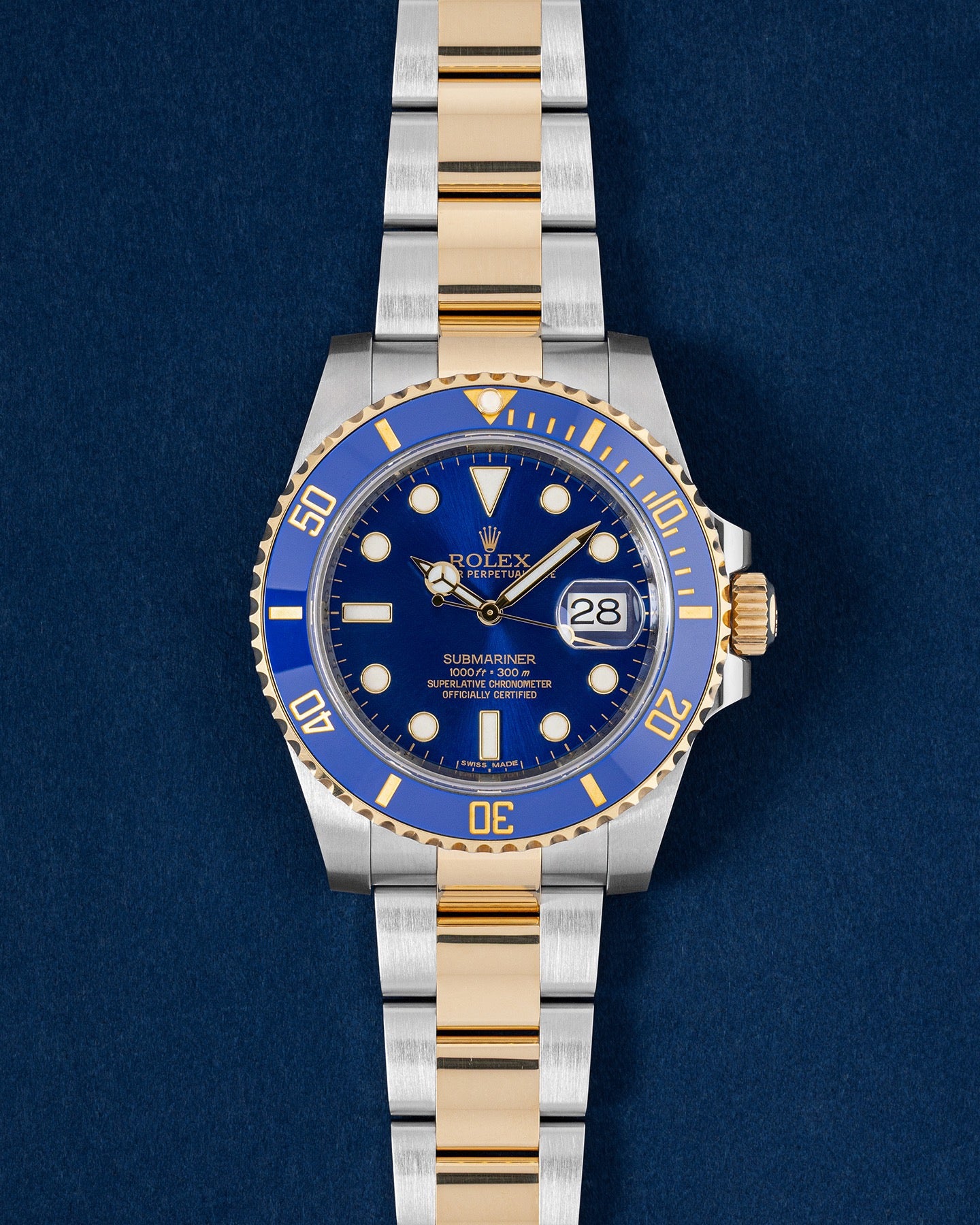 Rolex Submariner Bluesy 116613LB | Pre-Owned Rolex – Grand Caliber