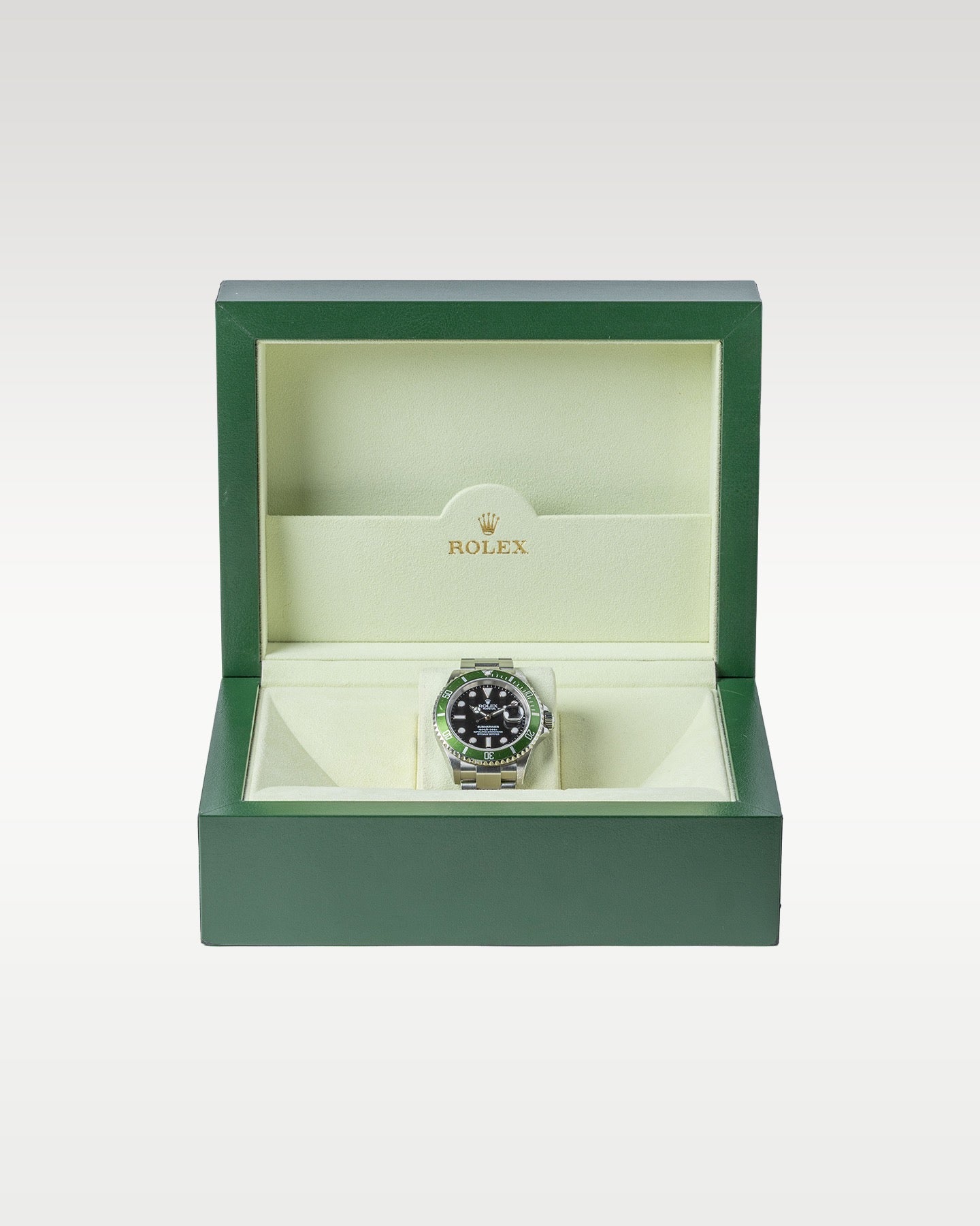 2004 Rolex Submariner "Kermit" 16610LV | Grand Caliber Watches Dallas