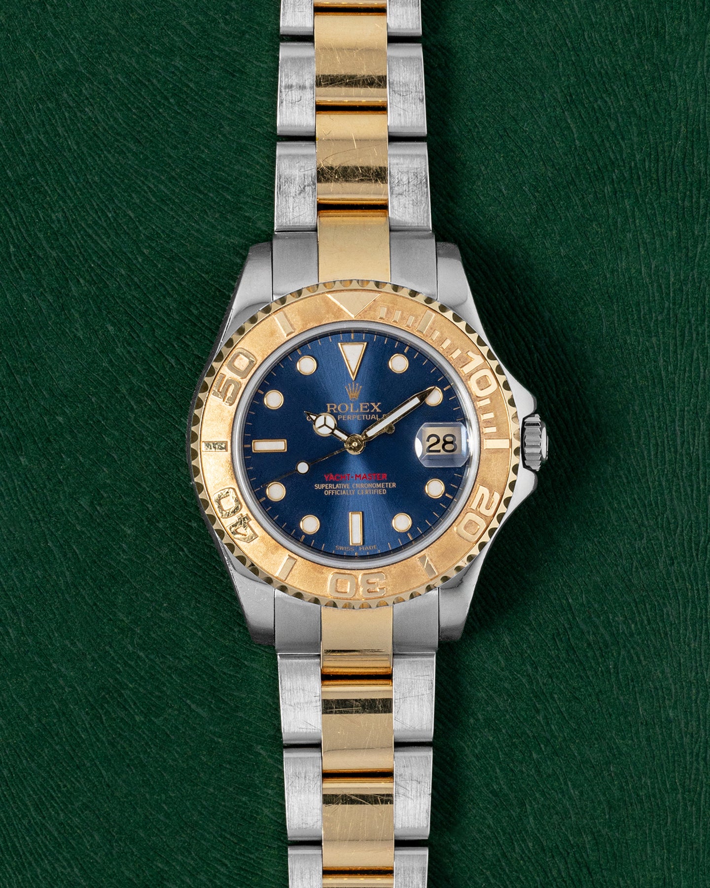 Two Tone 2001 Rolex Yacht Master 168623 Vintage Watch | Grand Caliber