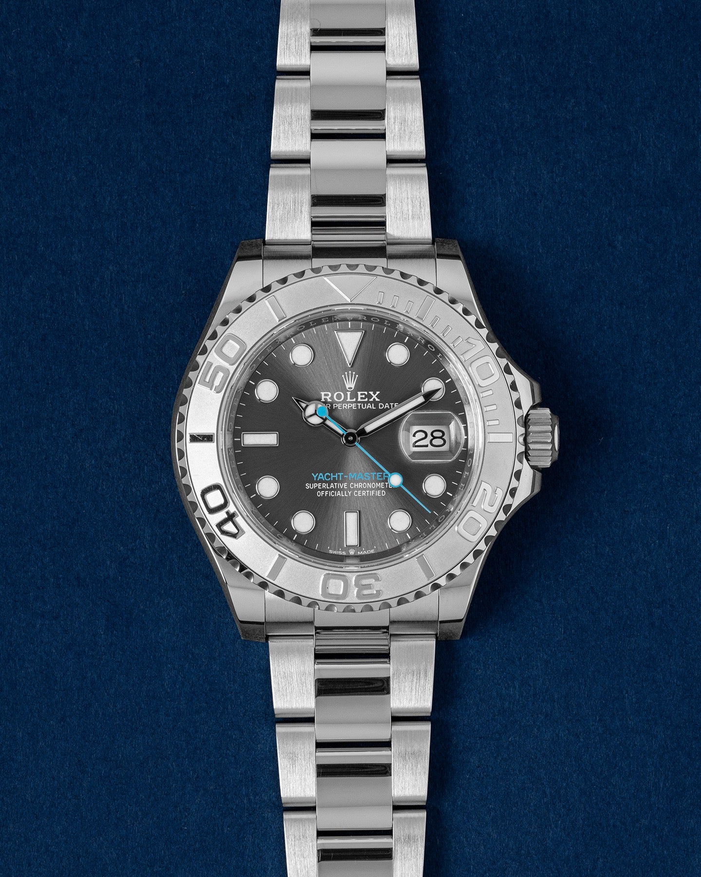 Grey Dial Rolex Yacht-Master 40 126622 | Grand Caliber Watches