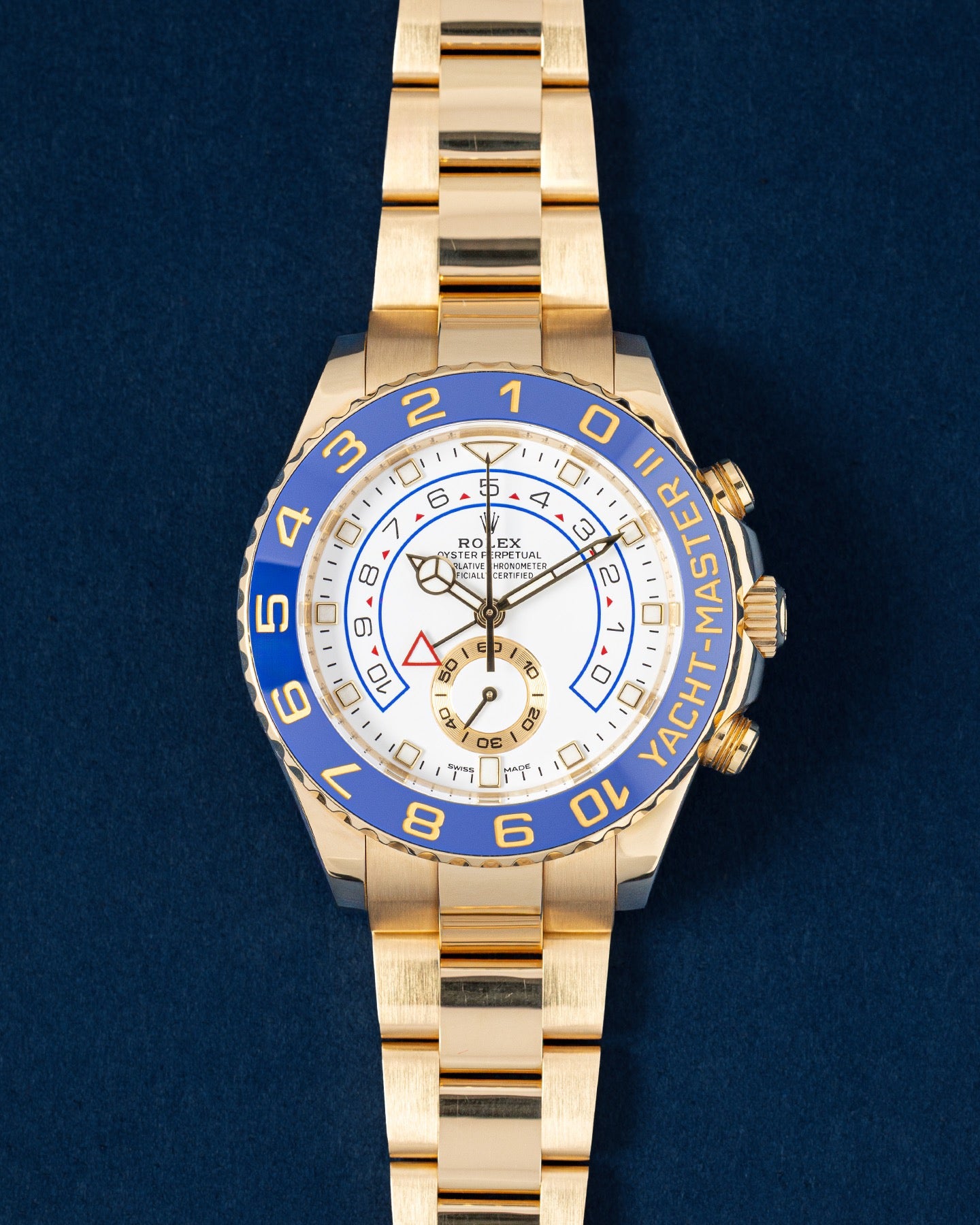 NY　14K　トップ Rolex Yacht-Master II 44 116688 | DFW Rolex Watches – Grand Caliber