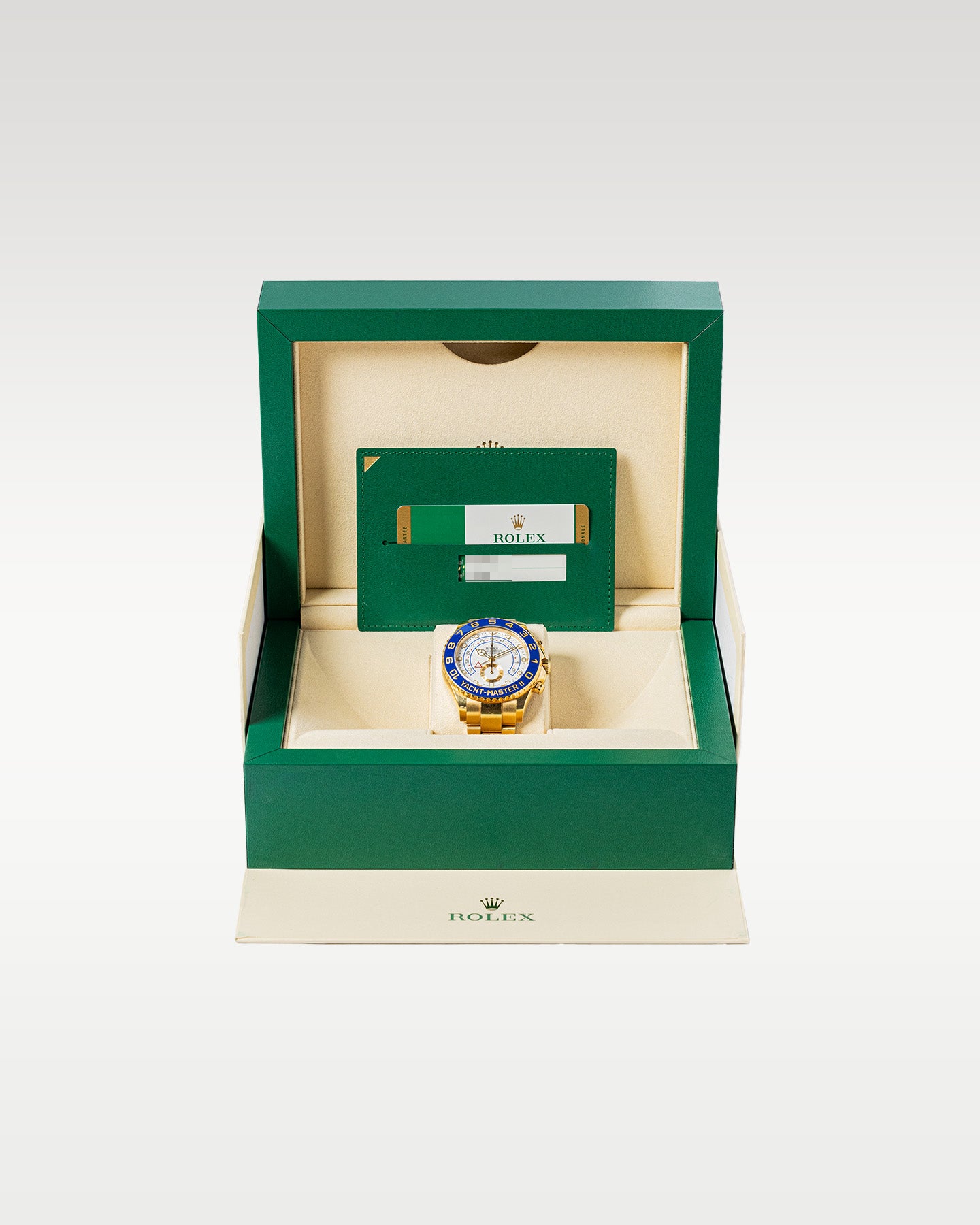 44mm Yellow Gold Rolex Yacht Master II 116688 Watch at Grand Caliber in Dallas