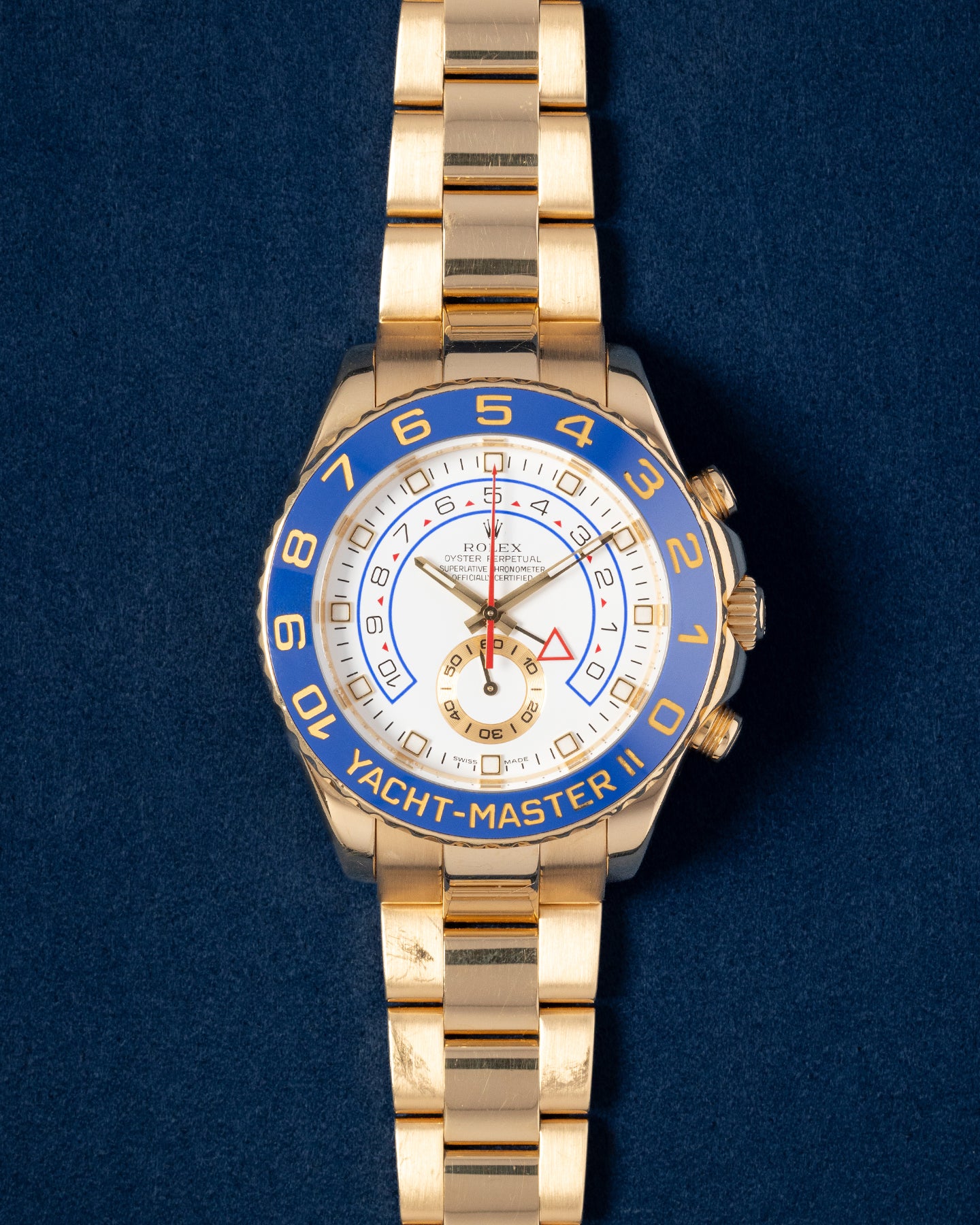 Yellow Gold Rolex Yacht Master II 116688 Watch | Grand Caliber Dallas